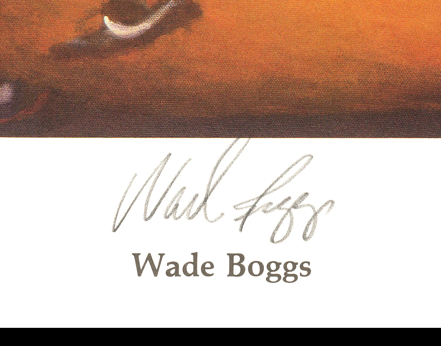 Tony Gwynn & Wade Boggs Autographed 19x24 Lithograph Photo Boston Red Sox & San Diego Padres #/2500 Stock #237005 - Image 3