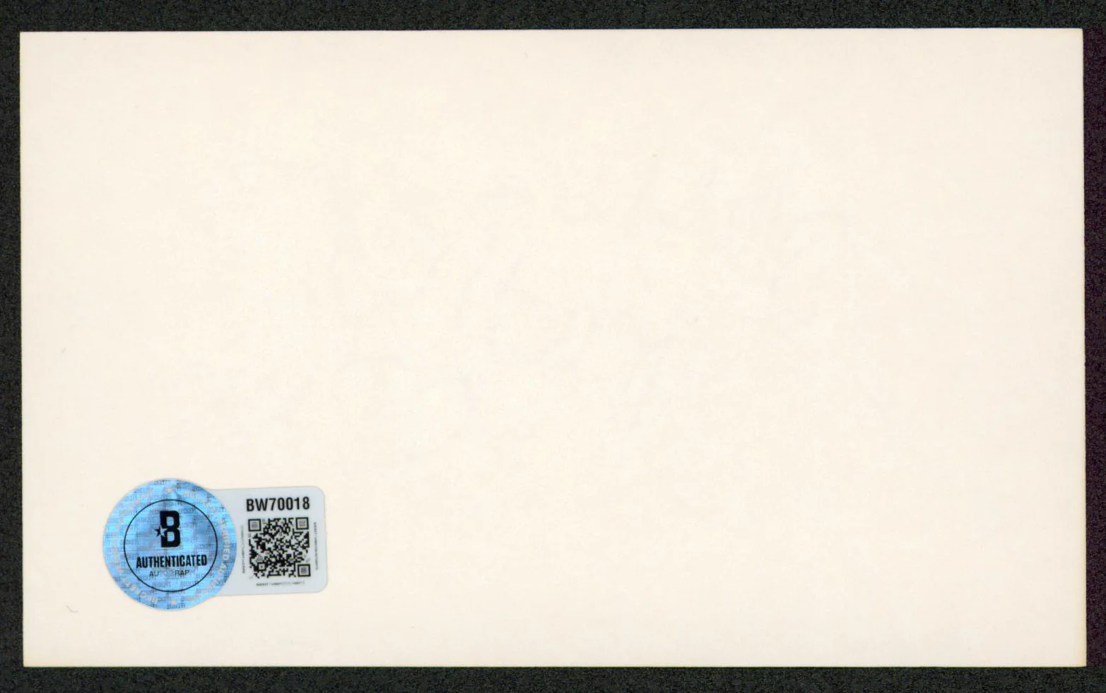 Sally Struthers All In The Family Authentic Signed 3x5 Index Card BAS #BW70018 - Image 3