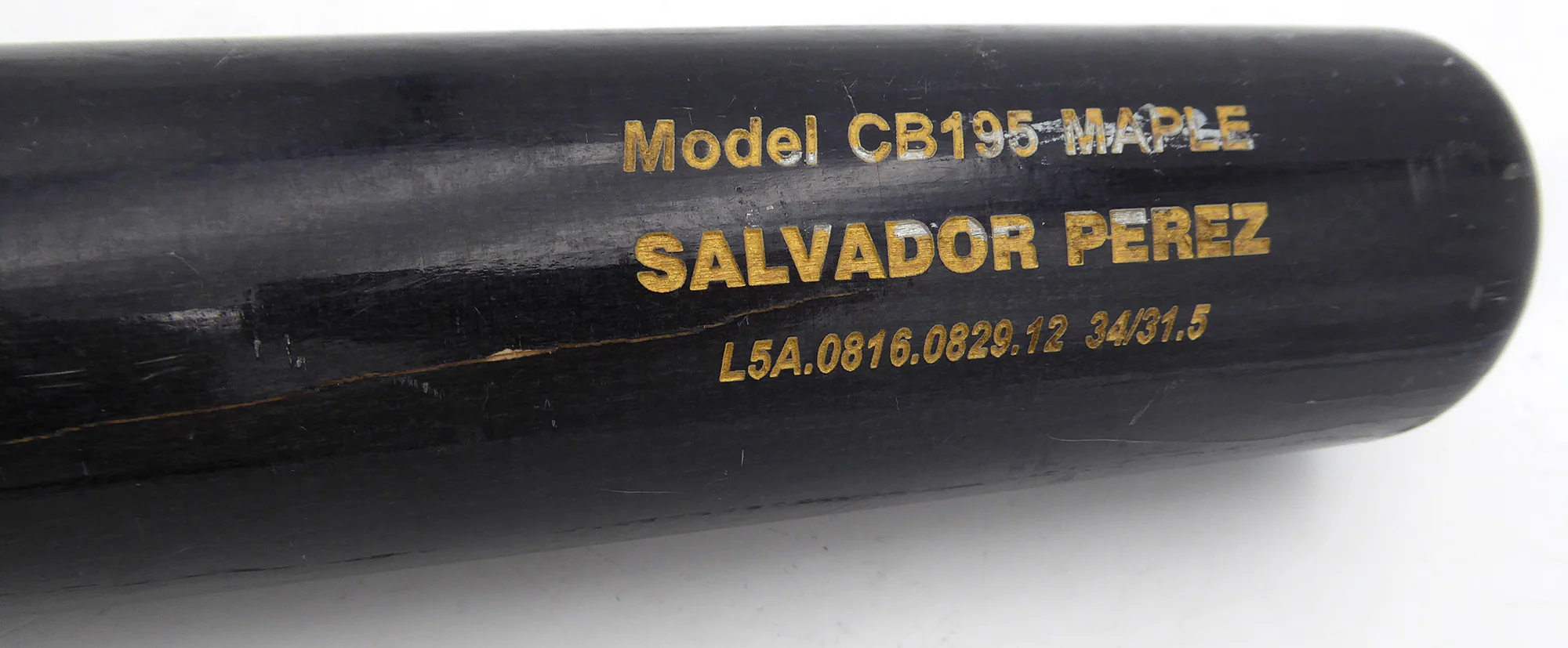 Salvador Perez Unsigned Game Used Bat Chandler Kansas City Royals SKU #253157 - Image 2