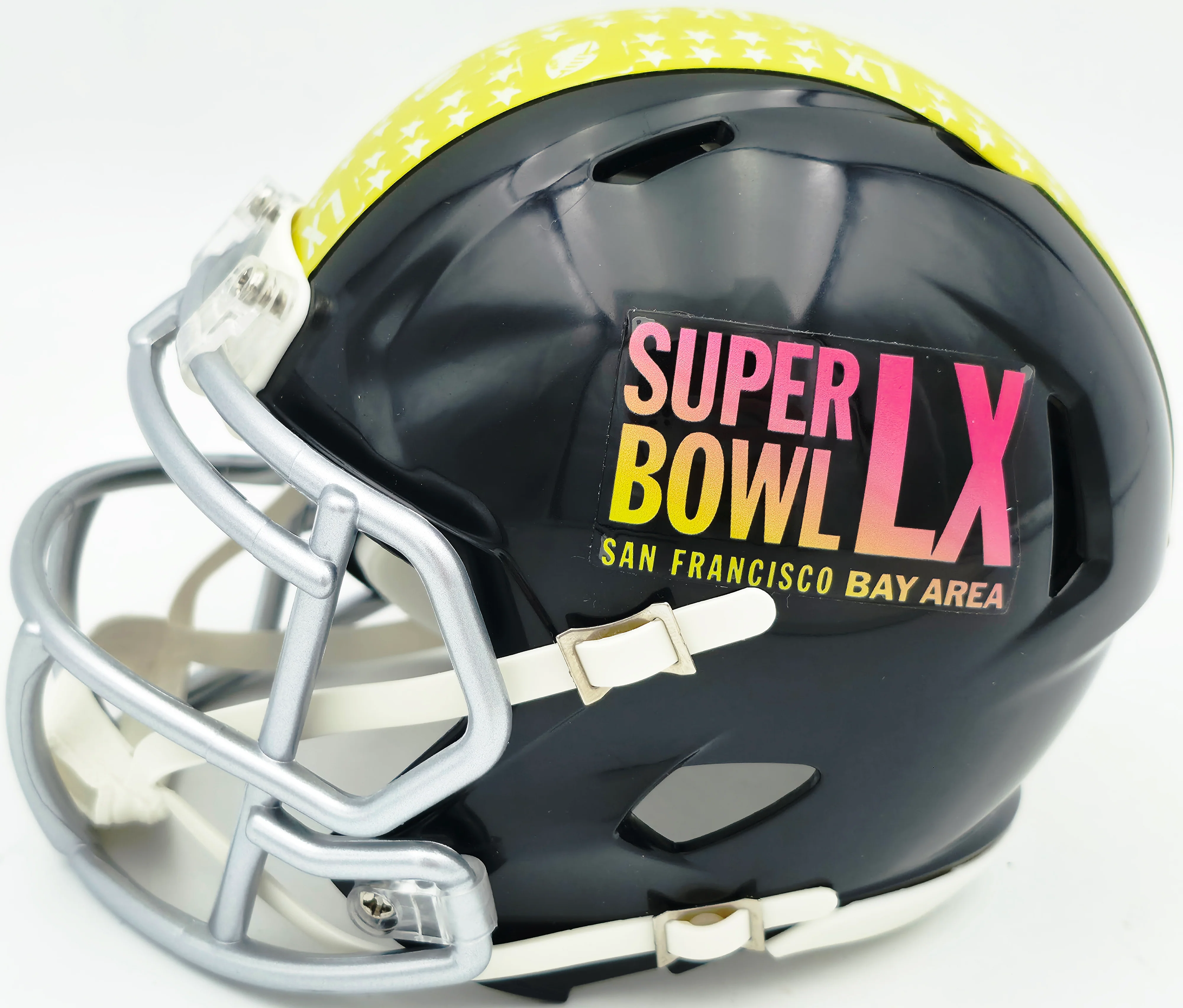 Sam Darnold Autographed Seattle Seahawks Black SB LX Logo Speed Mini Helmet Beckett BAS Witness Stock #261844 - Image 3