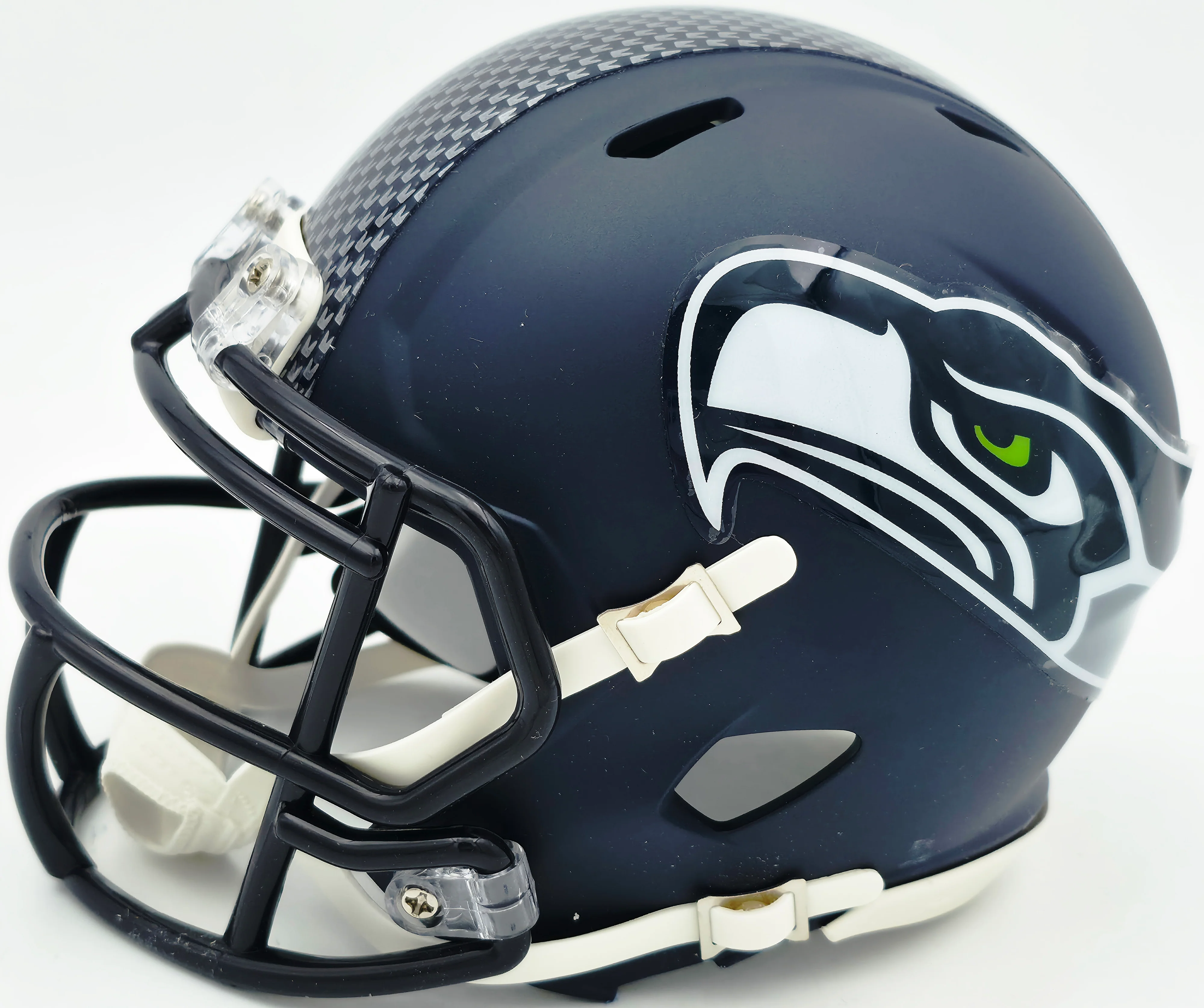 Sam Darnold Autographed Seattle Seahawks Blue Speed Mini Helmet Beckett BAS Witness Stock #261514 - Image 5