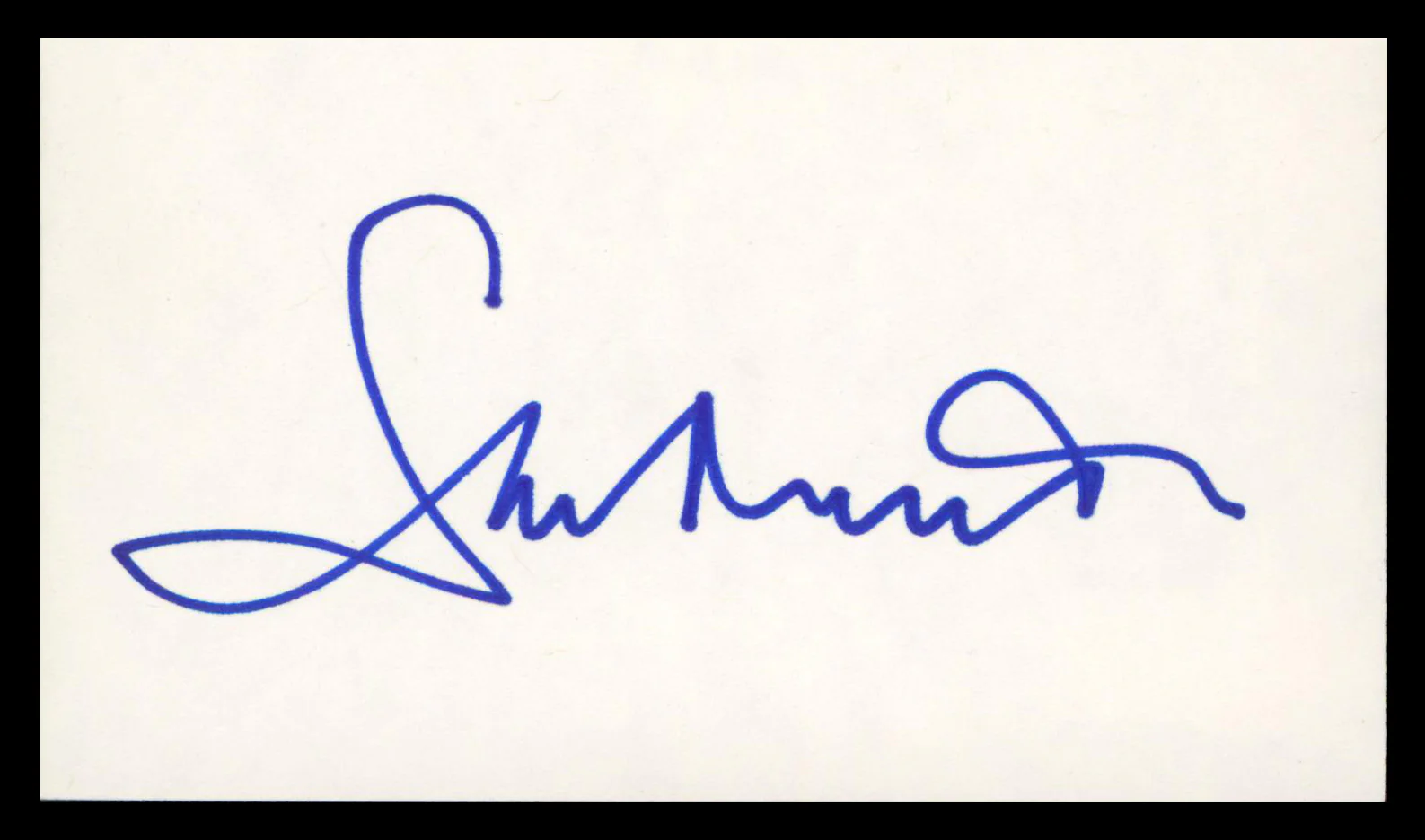 Sam Mendes American Beauty Authentic Signed 3x5 Index Card Autographed BAS - Image 2