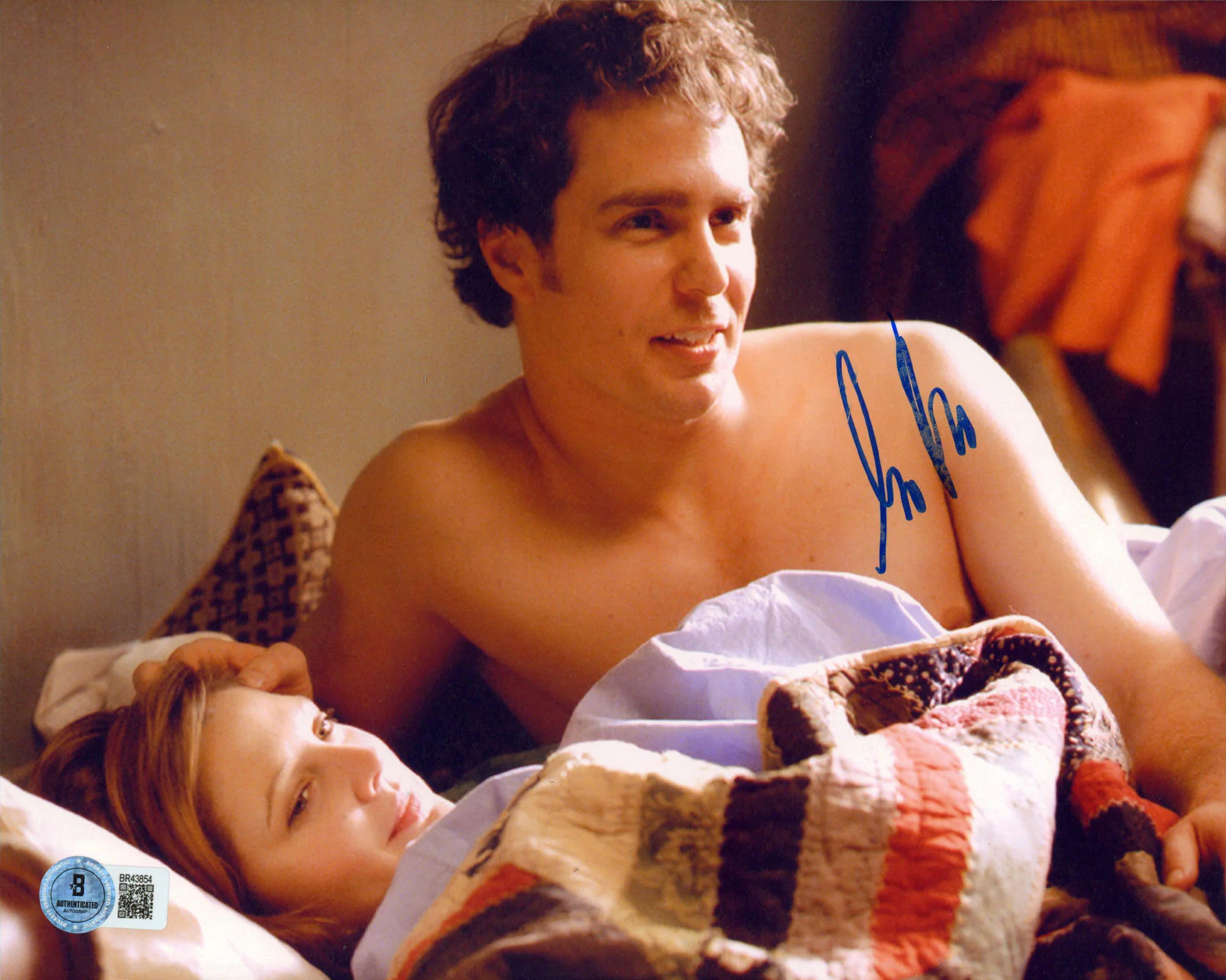 Sam Rockwell Confessions Of A Dangerous Mind Signed 8x10 Photo BAS #BR43854 - Image 2