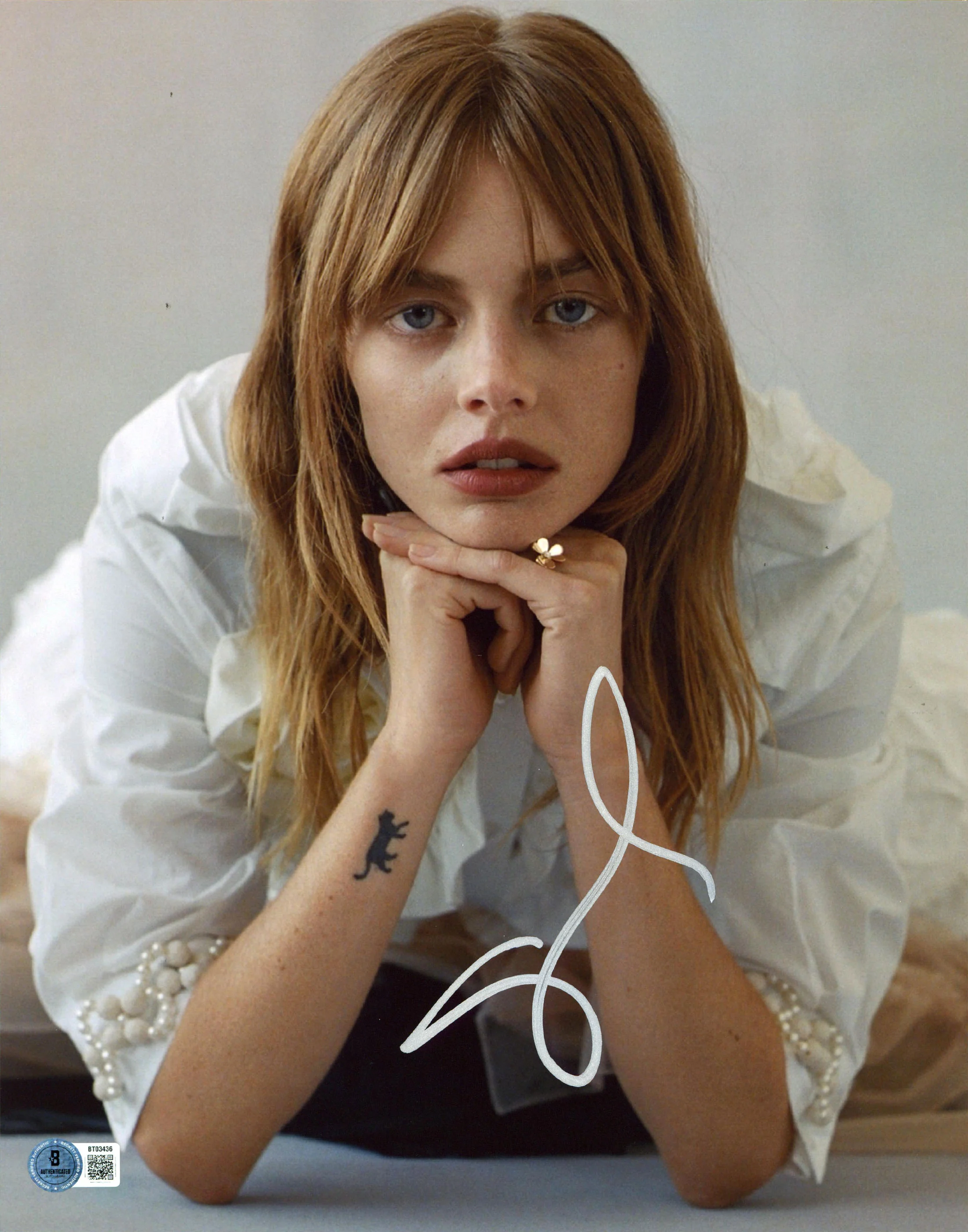 Samara Weaving Ready or Not Authentic Signed 11x14 Vertical Photo BAS #BT03436 - Image 2