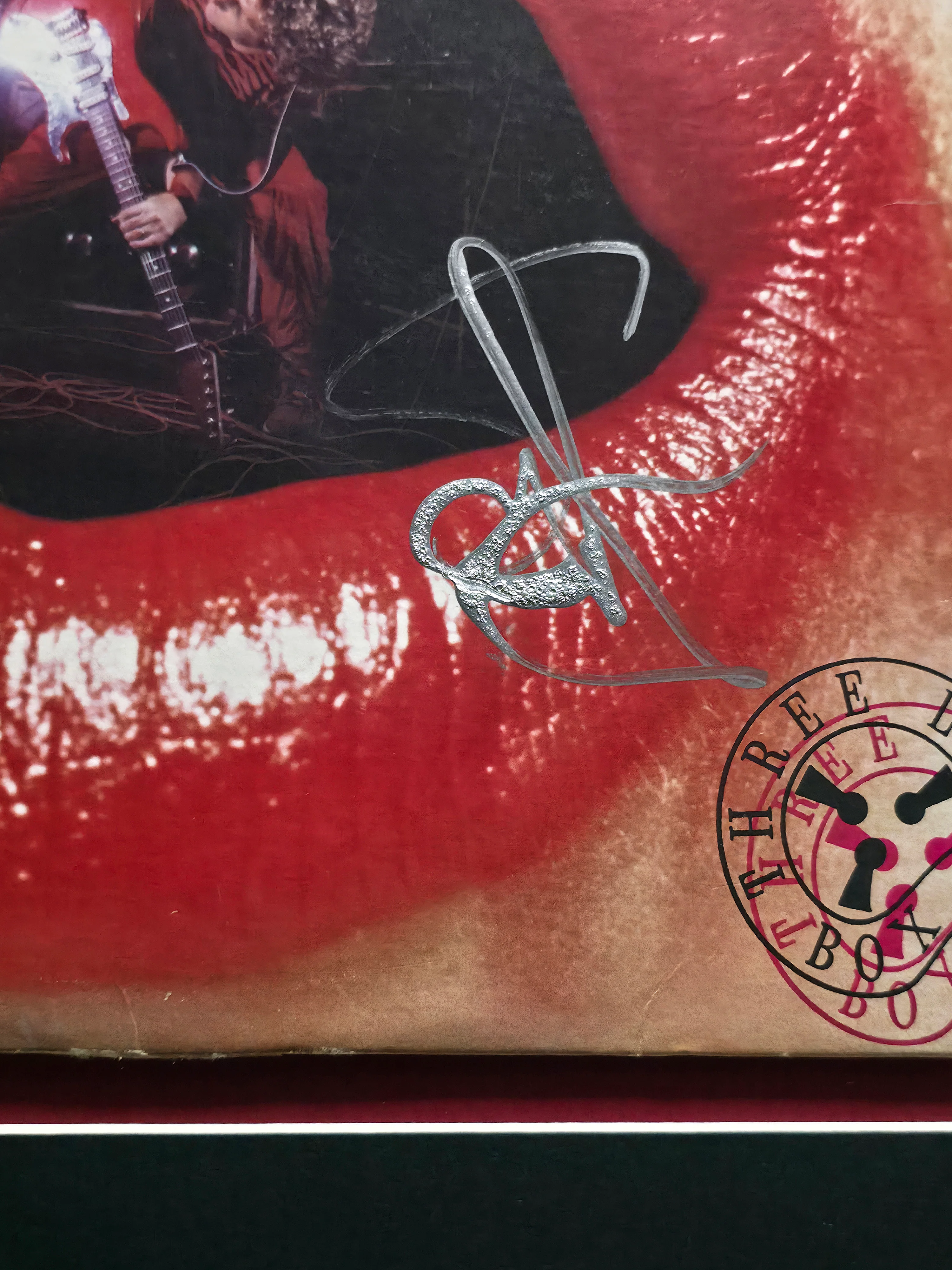 Sammy Hagar Autographed Framed 12x12 Three Lock Box Vinyl JSA #CE86862 - Image 3