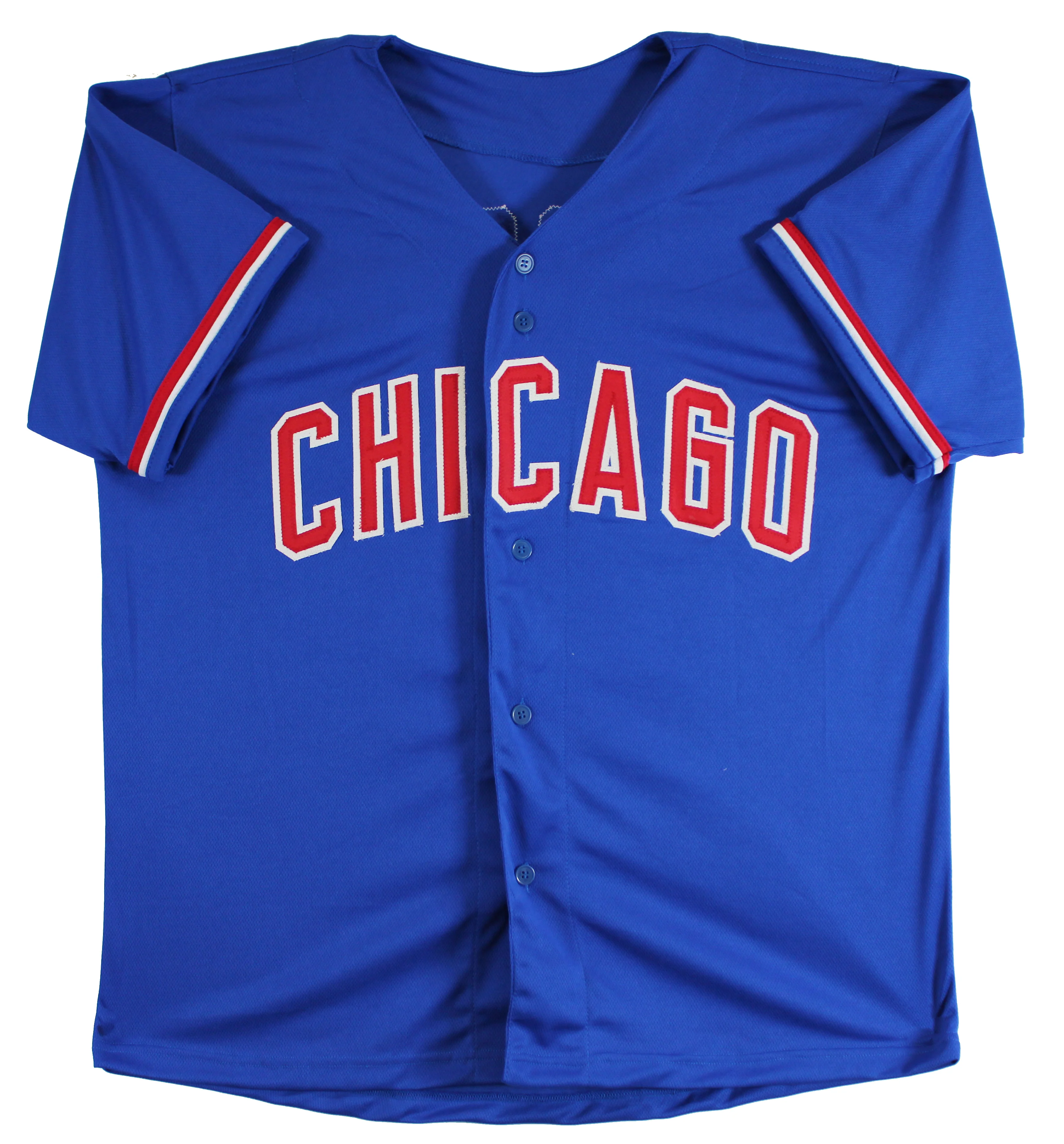 Sammy Sosa Authentic Signed Blue Pro Style Jersey Autographed BAS Witnessed 2 - Image 4