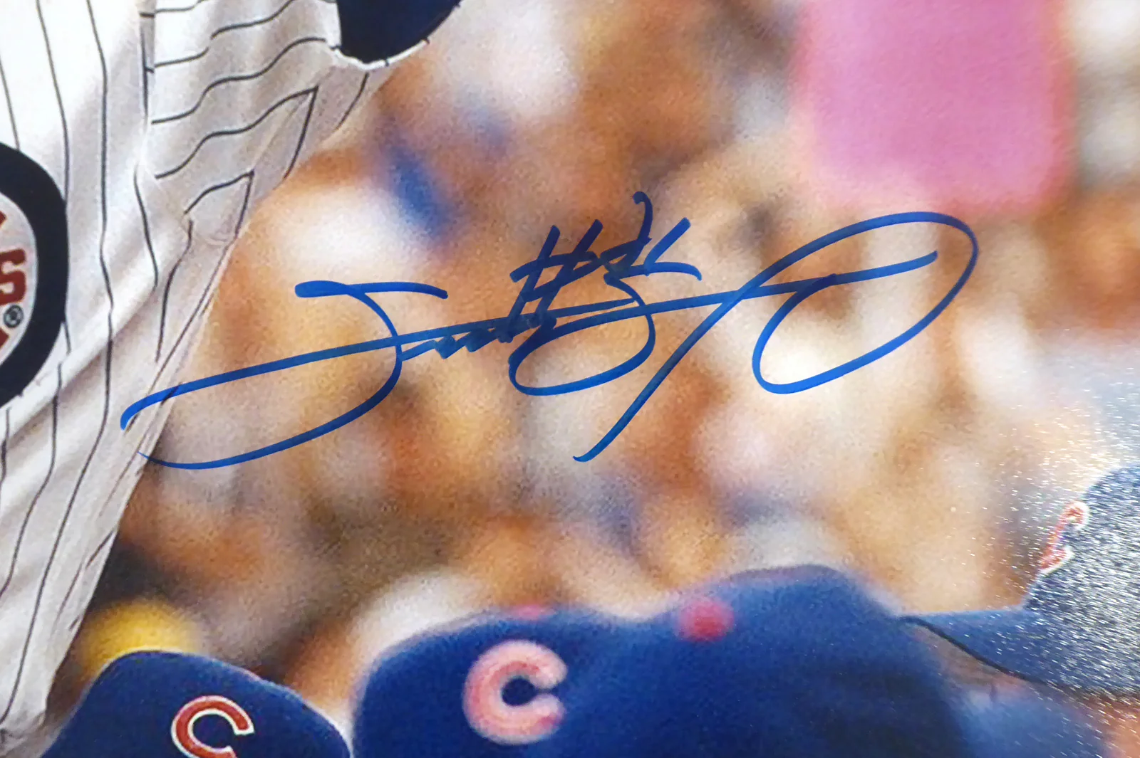 Sammy Sosa Autographed 16x20 Photo Chicago Cubs Beckett BAS Stock #177693 - Image 2