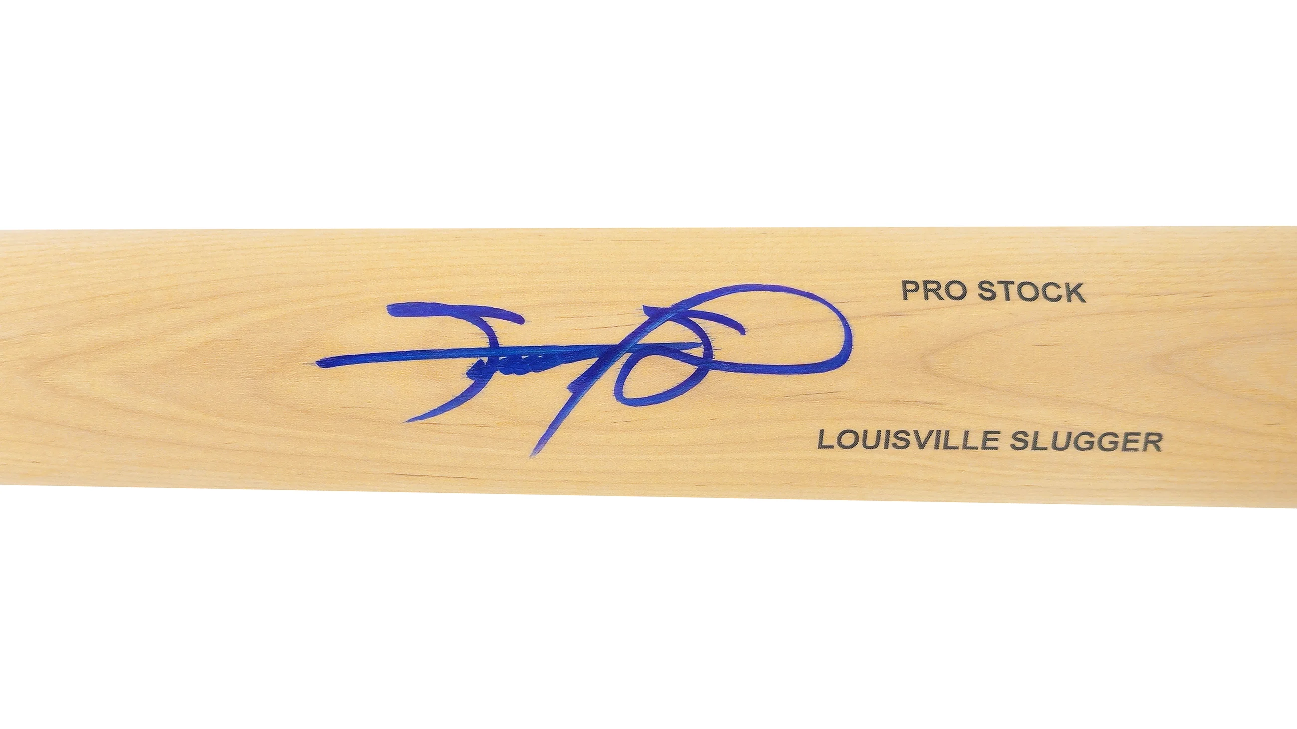 Sammy Sosa Autographed Blonde Louisville Slugger Pro Stock Baseball Bat Chicago Cubs Beckett BAS Witness Stock #236675 - Image 3