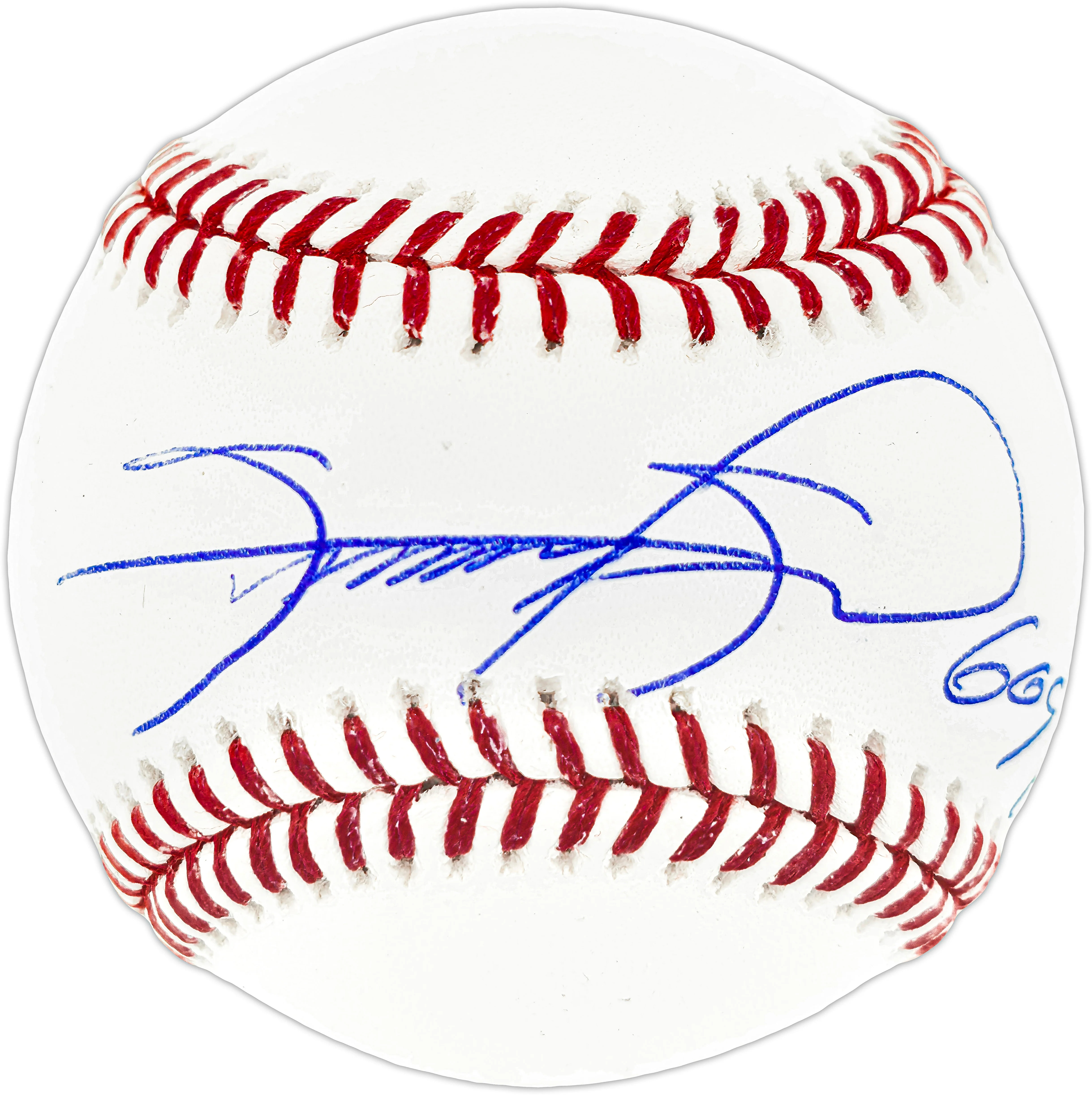 Sammy Sosa Autographed Official MLB Baseball Chicago Cubs "609 HRS" Beckett BAS QR Stock #244050 - Image 3