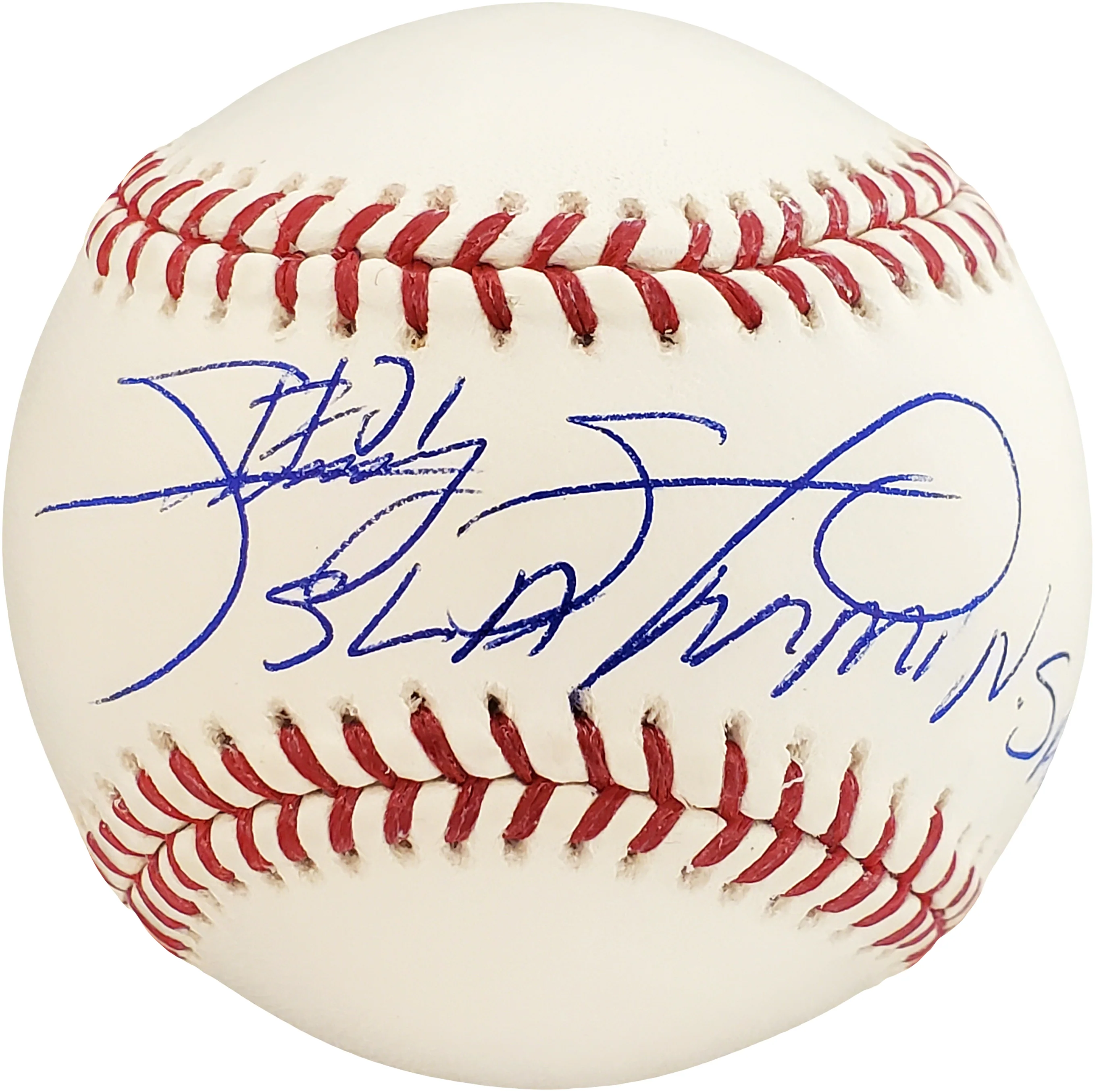 Sammy Sosa Autographed Official MLB Baseball Chicago Cubs "Slammin Sammy" Beckett BAS Stock #177578 - Image 2