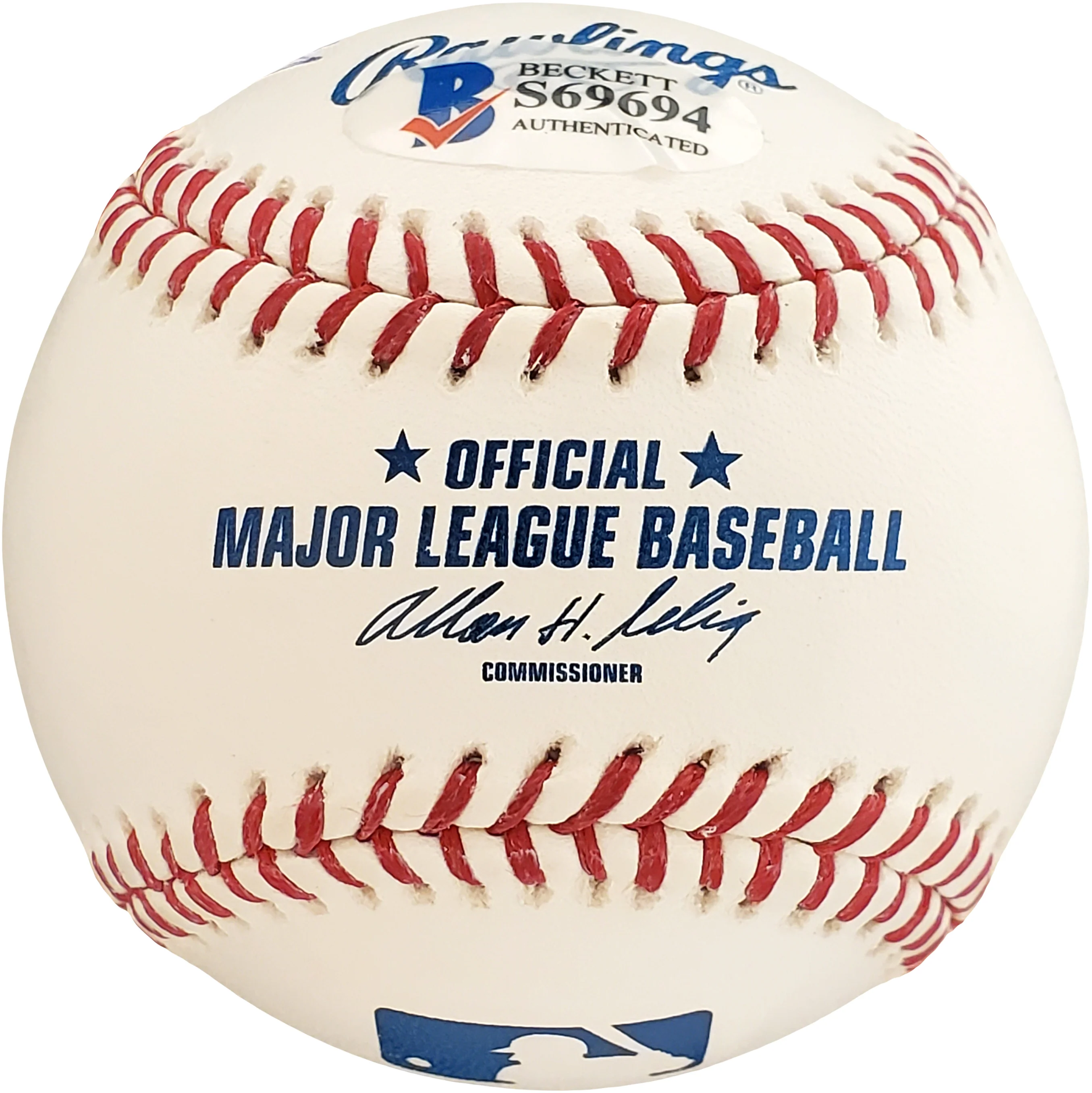 Sammy Sosa Autographed Official MLB Baseball Chicago Cubs "Slammin Sammy" Beckett BAS Stock #177578 - Image 4