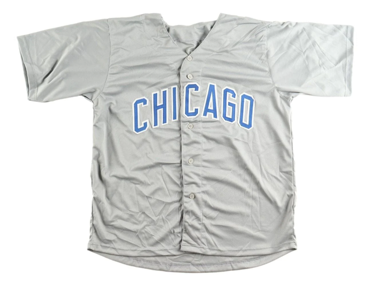 Sammy Sosa Chicago Signed Gray Baseball Jersey BAS - Image 3