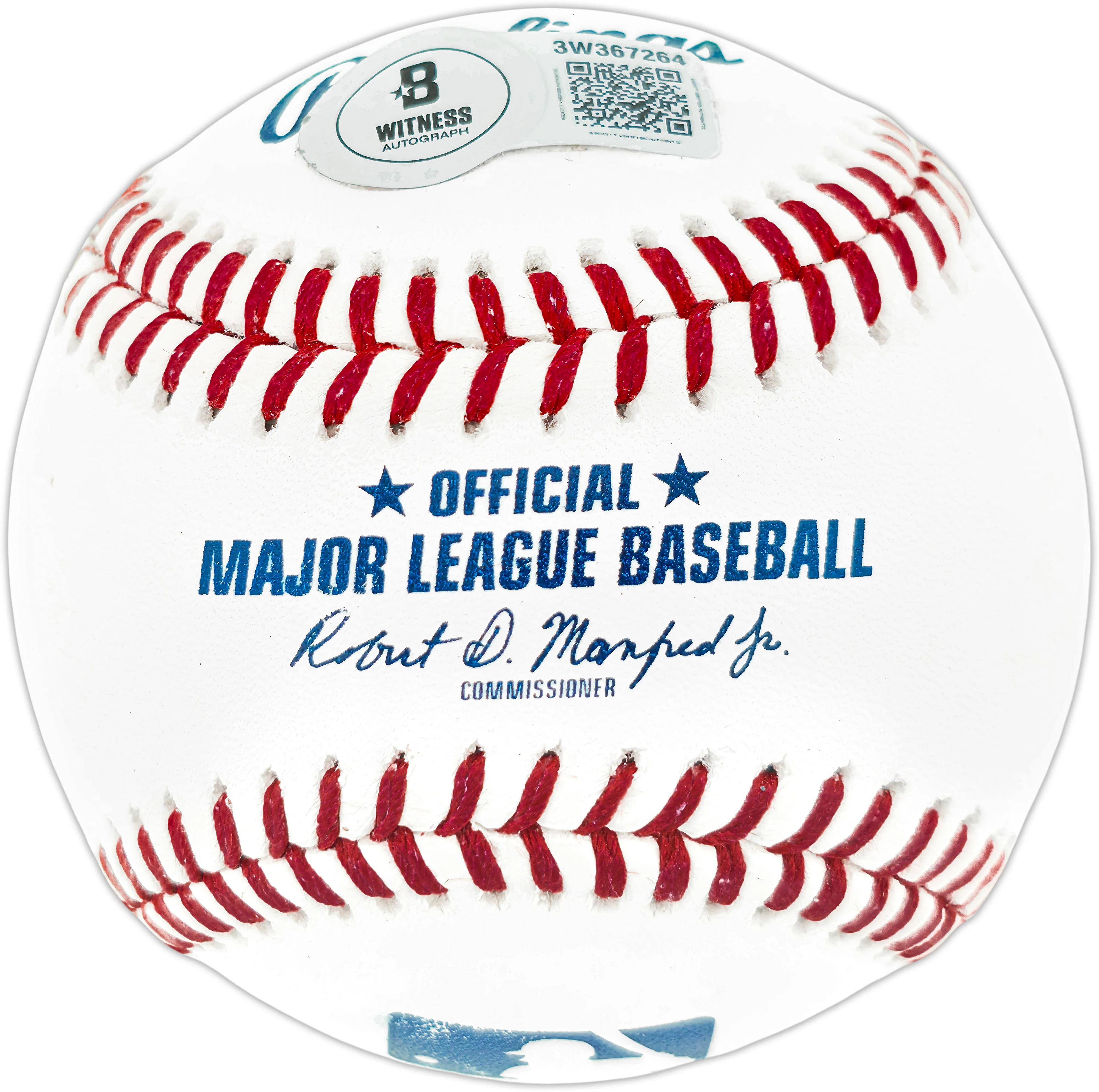 Sammy Sosa & Mark McGwire Autographed Official MLB Baseball Chicago Cubs, St. Louis Cardinals Beckett BAS Witness Stock #253599 - Image 5