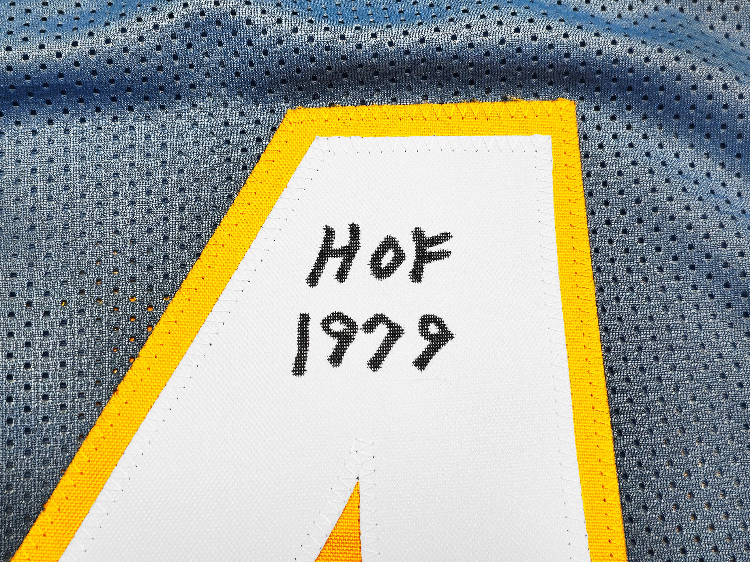 San Diego Chargers Ron Mix Autographed Blue Jersey "HOF 1979" Beckett BAS Witness Stock #230001 - Image 5