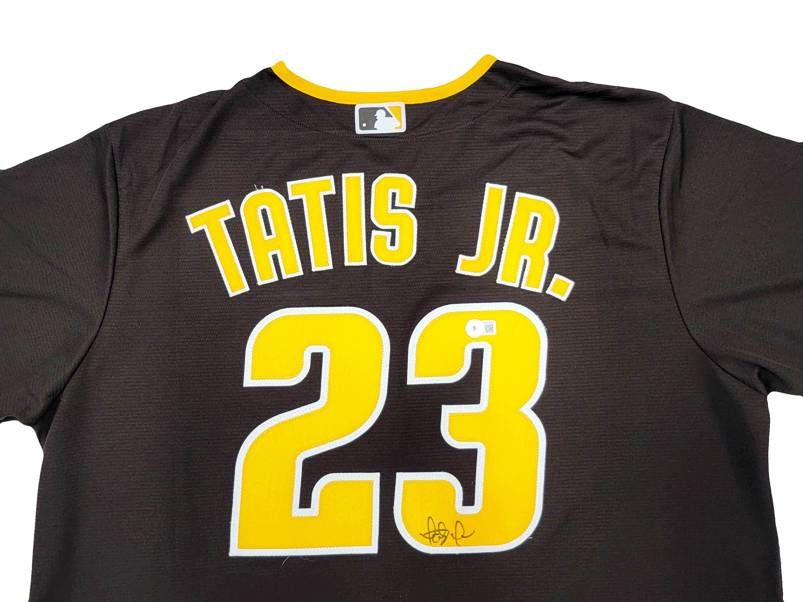 San Diego Padres Fernando Tatis Jr. Autographed Brown Nike Jersey Size XL Beckett BAS Witness Stock #207927 - Image 3