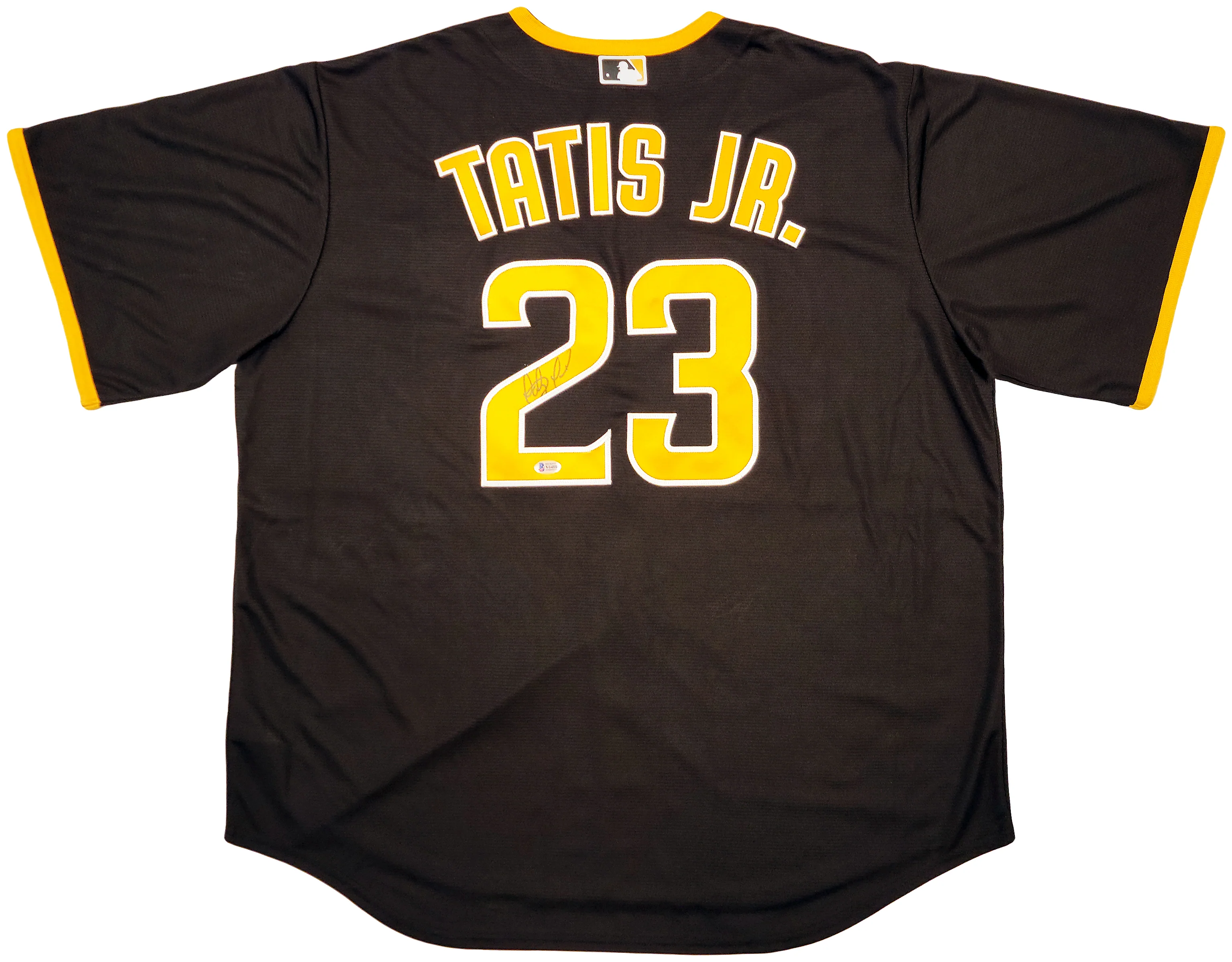 San Diego Padres Fernando Tatis Jr. Autographed Brown Nike Jersey Size XXL Beckett BAS Stock #201914 - Image 2