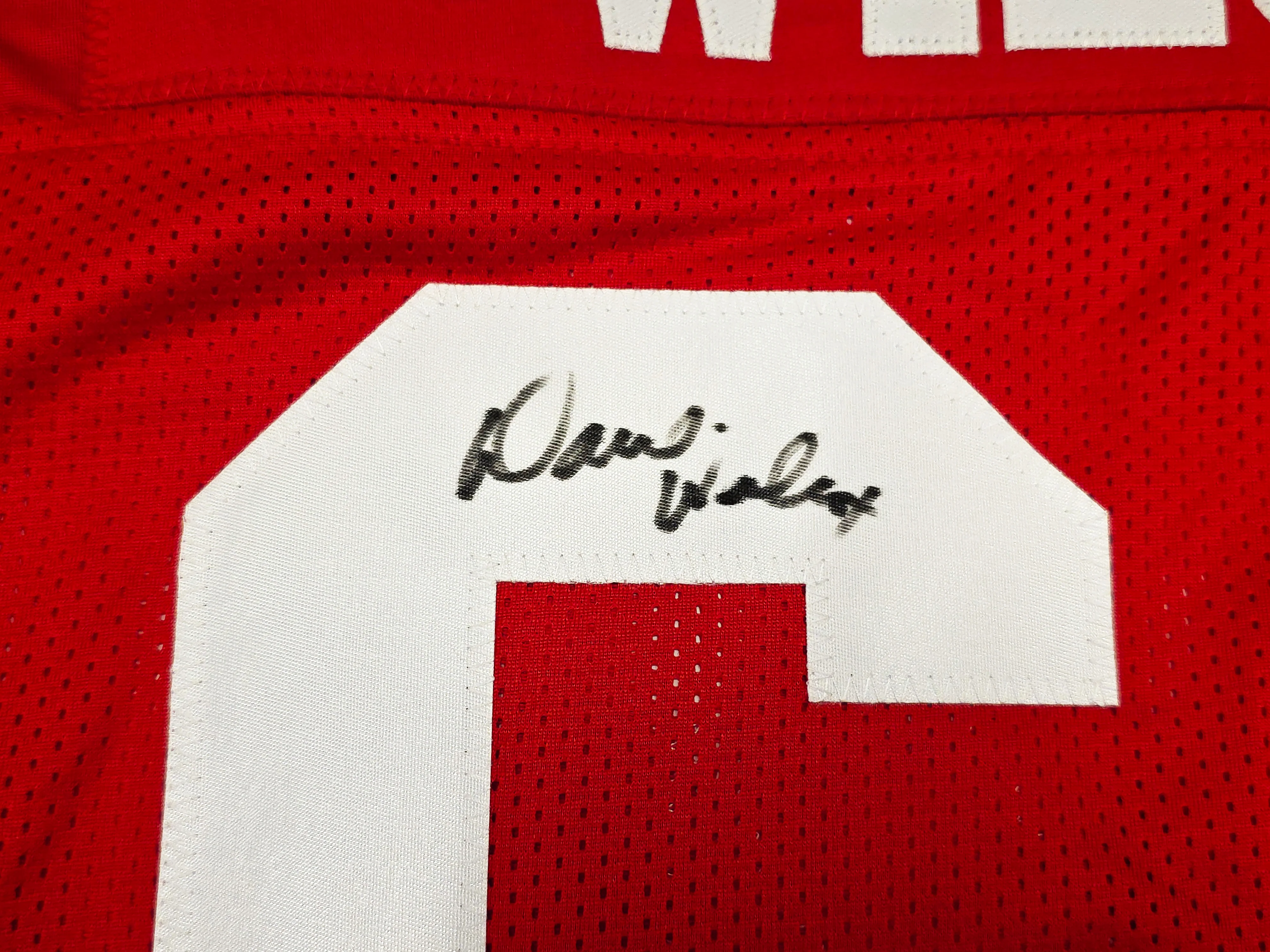 San Francisco 49ers Dave Wilcox Autographed Red Jersey "HOF 2000" Beckett BAS QR Stock #261917 - Image 3