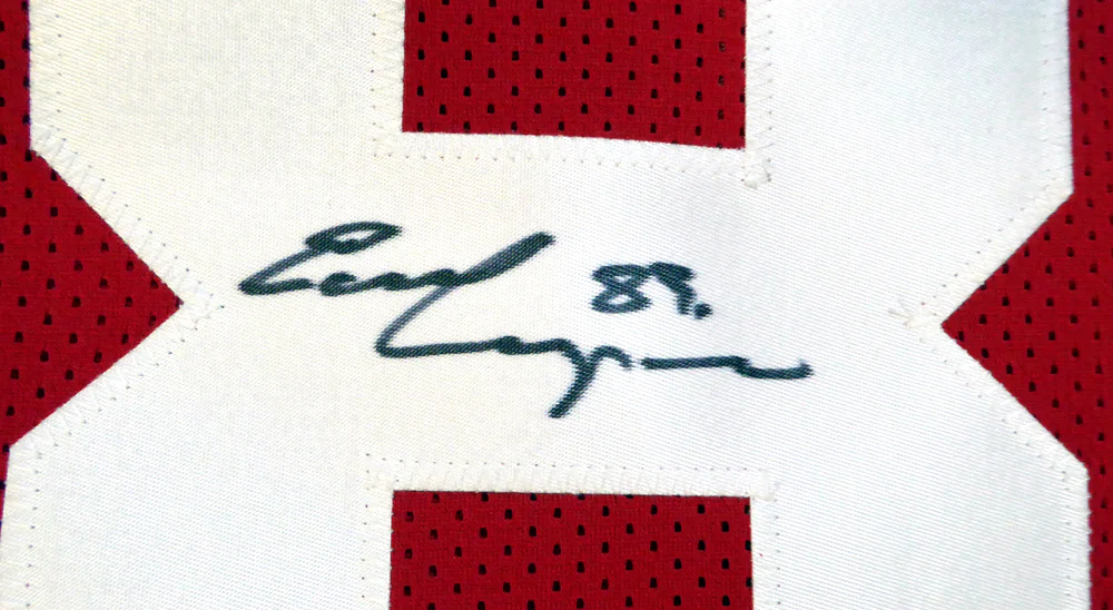 San Francisco 49ers Earl Cooper Autographed Red Jersey PSA/DNA Stock #105034 - Image 2