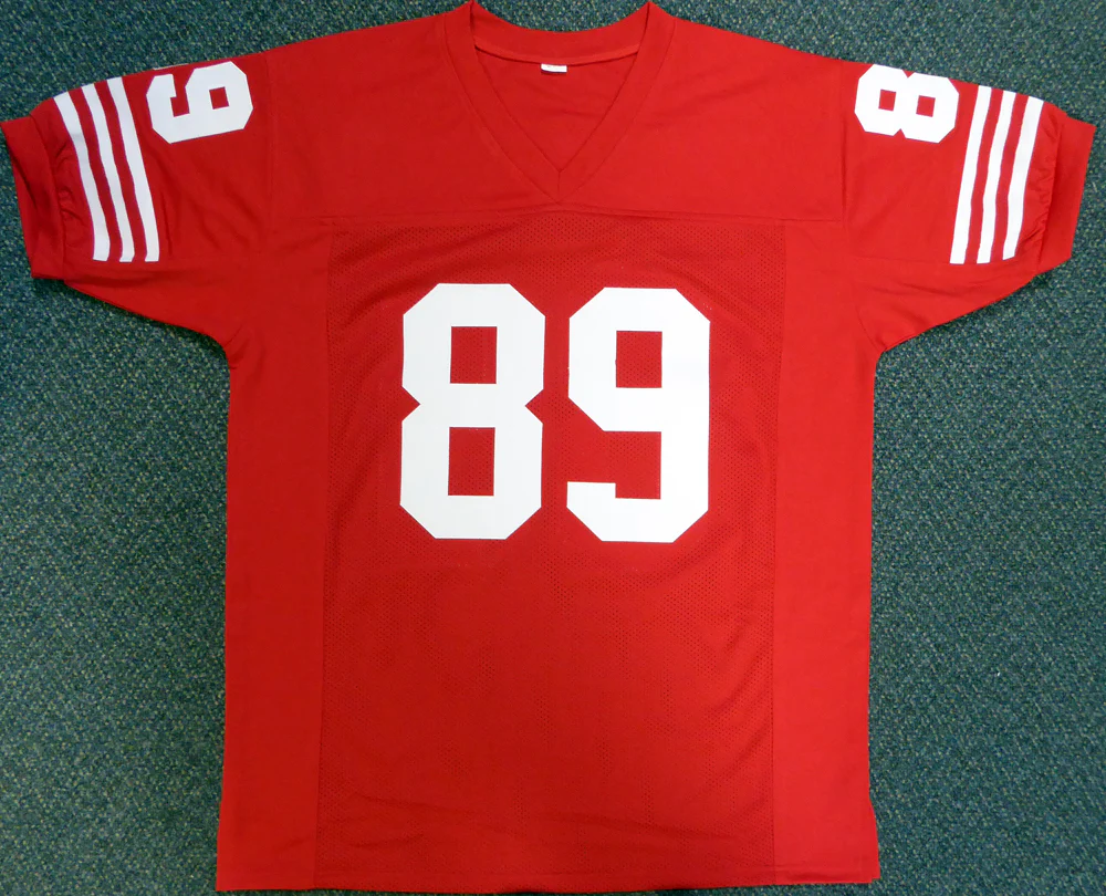 San Francisco 49ers Earl Cooper Autographed Red Jersey PSA/DNA Stock #105034 - Image 4