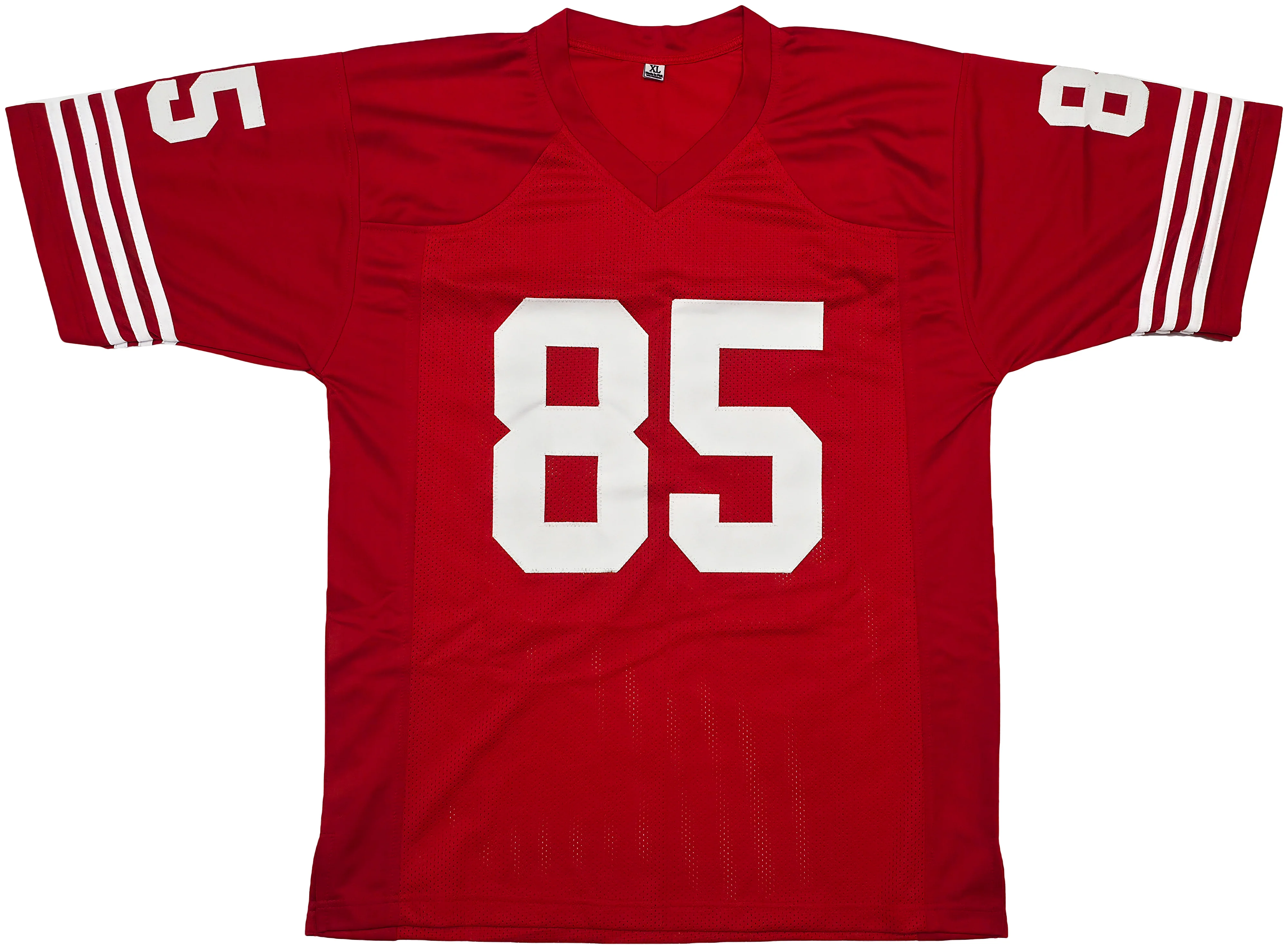 San Francisco 49ers Mike Wilson Autographed Red Jersey "4X SB Champs!" Beckett BAS QR Stock #261847 - Image 5