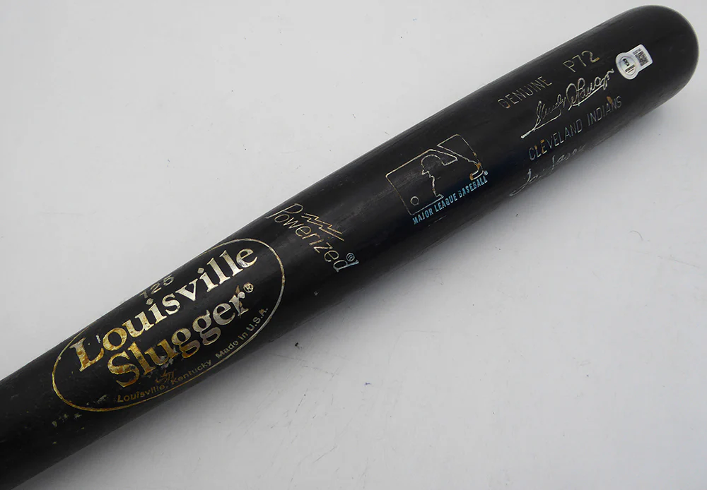 Sandy Alomar Jr. Autographed Louisville Slugger P72 Bat Cleveland Indians "To Jason Best Wishes" Beckett BAS QR #BU87146 - Image 3