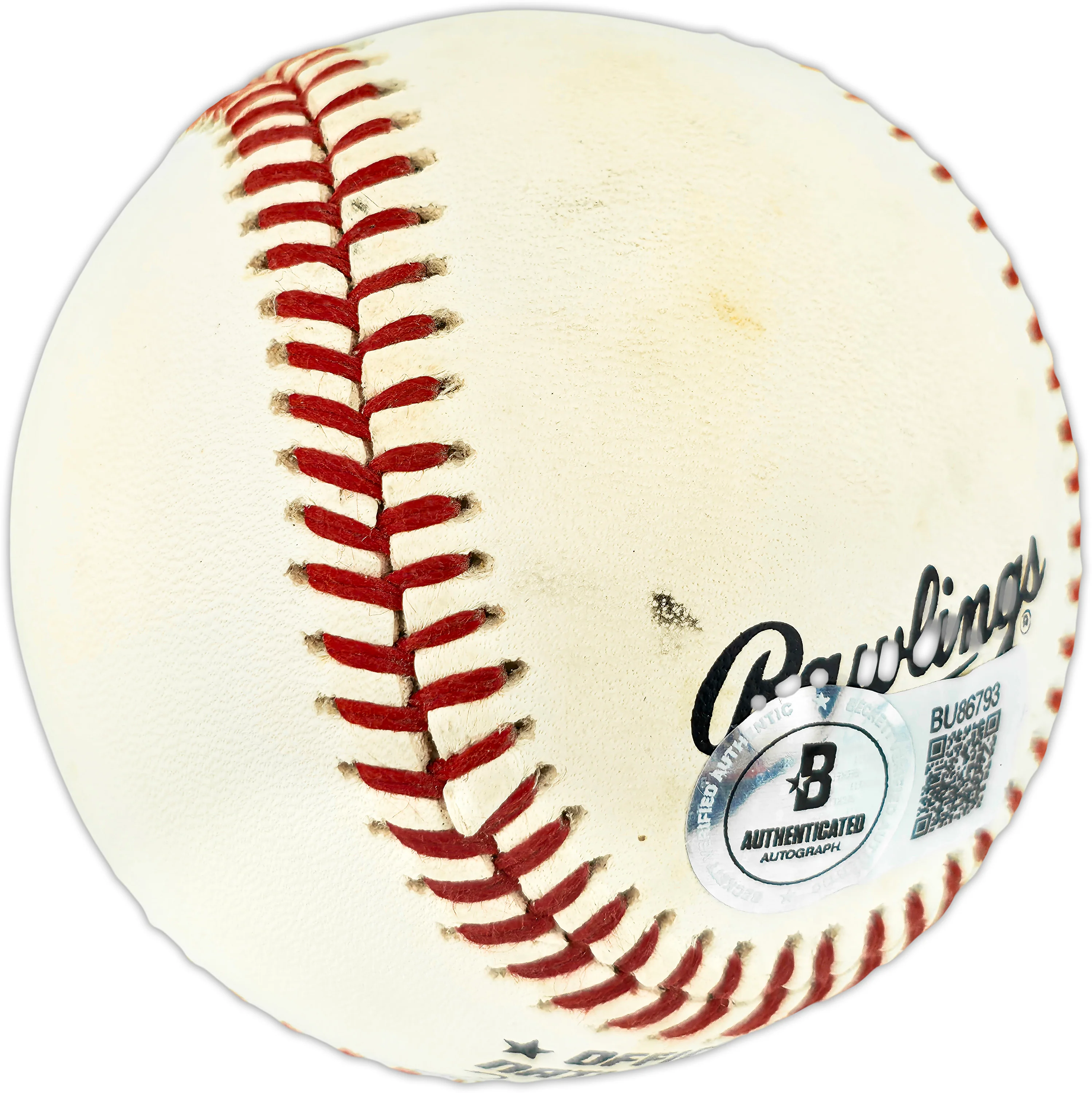 Sandy Amoros Autographed Official NL Baseball Brooklyn Dodgers "To Frank" Full Name Beckett BAS QR #BU86793 - Image 4