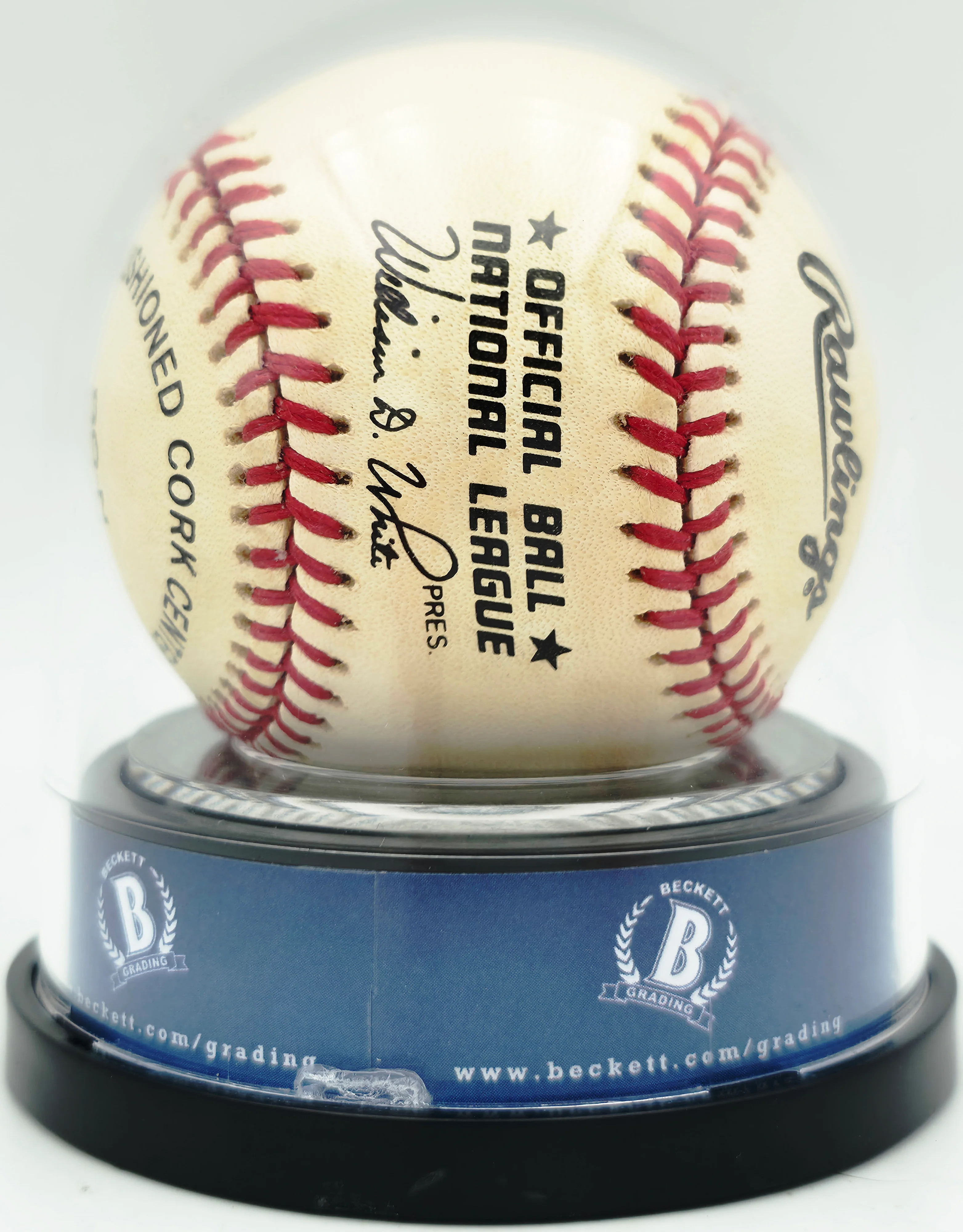 Sandy Koufax Autographed Official NL Baseball Los Angeles Dodgers Auto Grade Mint 9 Beckett BAS #19665599 - Image 2