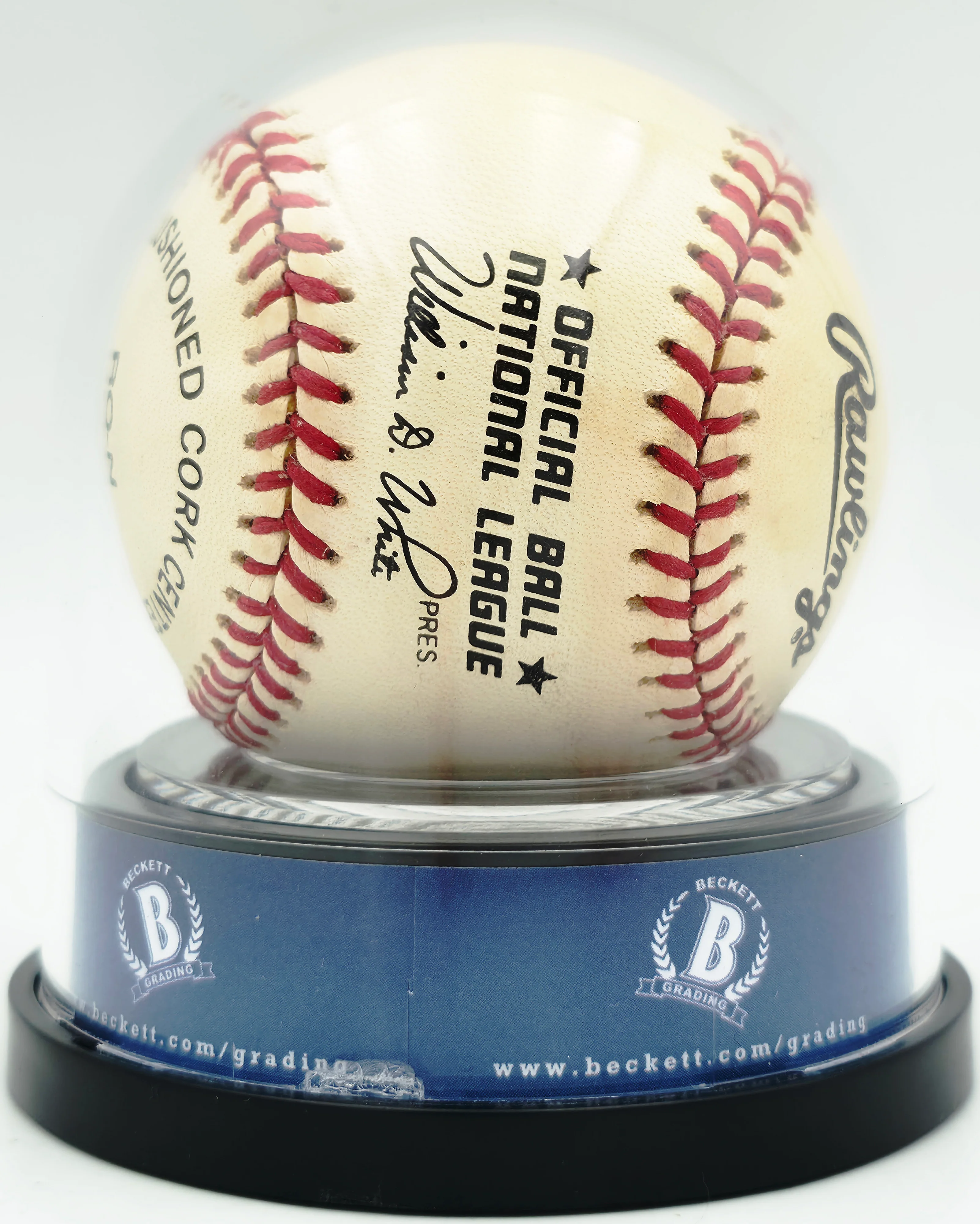 Sandy Koufax Autographed Official NL Baseball Los Angeles Dodgers Auto Grade Mint 9 Beckett BAS #19665605 - Image 2