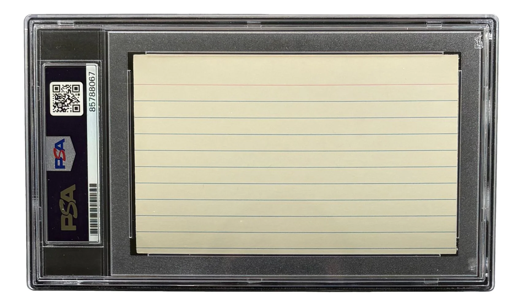 Sandy Koufax Brooklyn Dodgers Signed Index Card PSA/DNA - Image 2