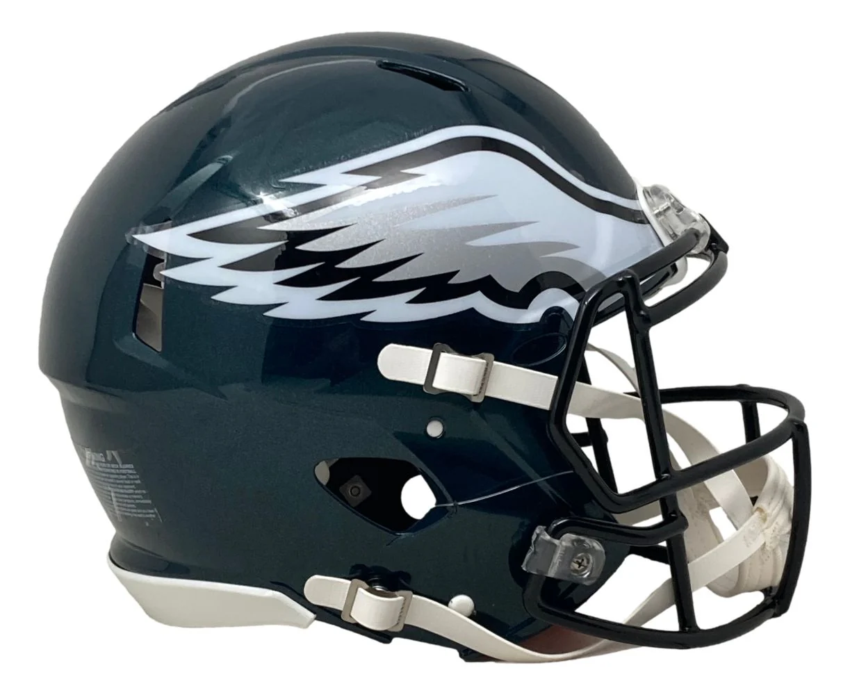 Saquon Barkley Signed Eagles Super Bowl 59 LIX FS Authentic Speed Helmet PSA/DNA - Image 3