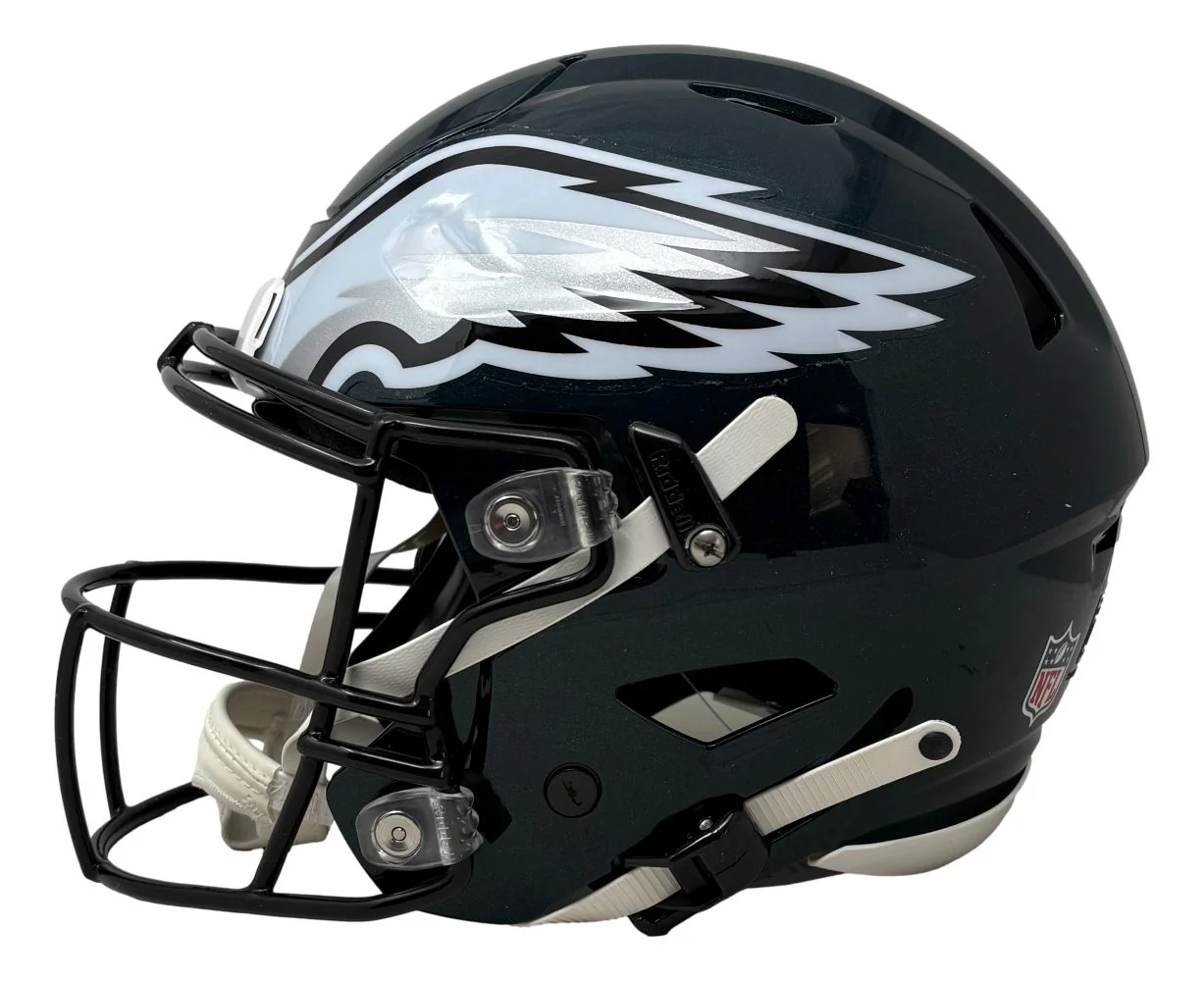 Saquon Barkley Signed Philadelphia Eagles FS Authentic SpeedFlex Helmet PSA/DNA - Image 4