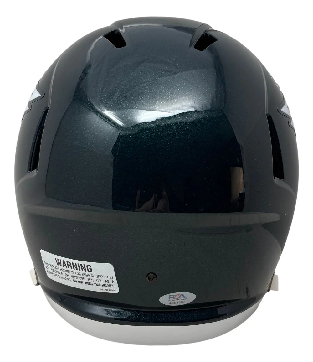 Saquon Barkley Signed Philadelphia Eagles Full Size Replica Speed Helmet PSA/DNA - Image 3