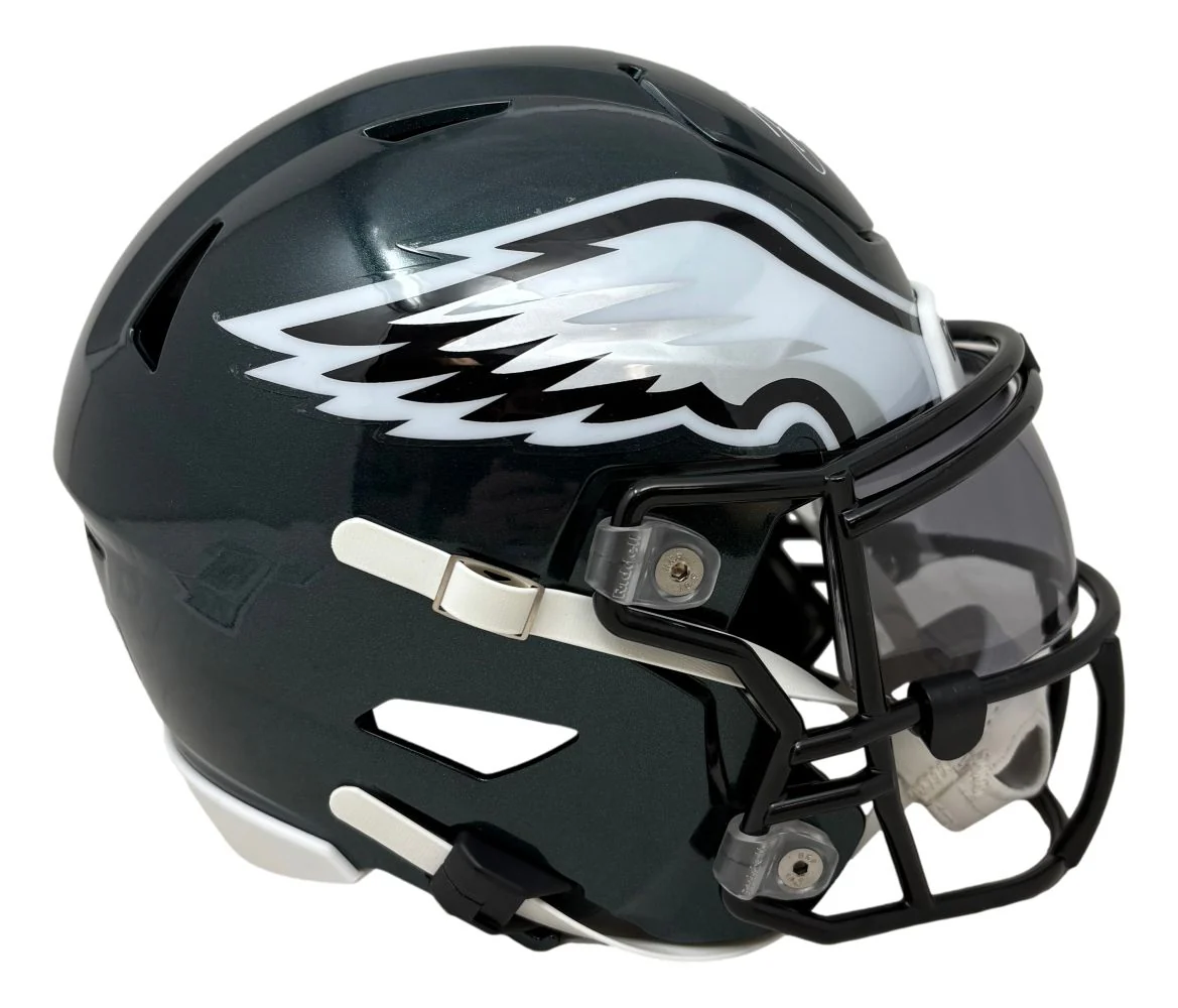 Saquon Barkley Signed Philadelphia Eagles New MIDI SpeedFlex Helmet PSA/DNA - Image 3