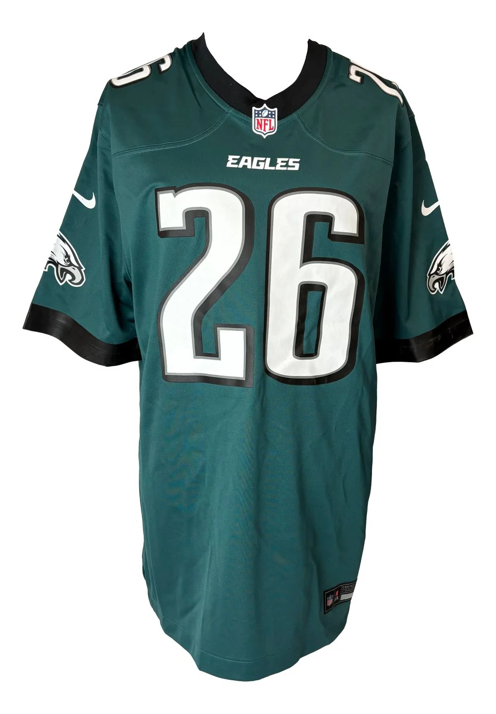 Saquon Barkley Signed Philadelphia Eagles Nike Game Replica Jersey PSA/DNA - Image 3