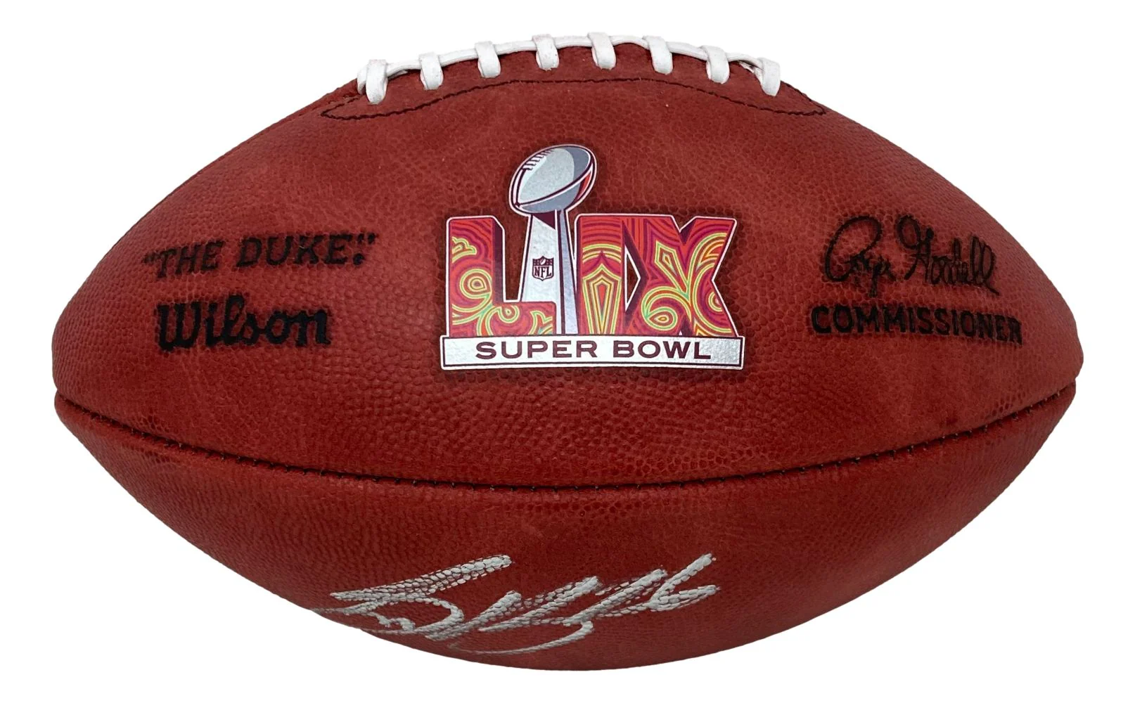 Saquon Barkley Signed Philadelphia Eagles Super Bowl 59 LIX Duke Football PSA/DNA - Image 2