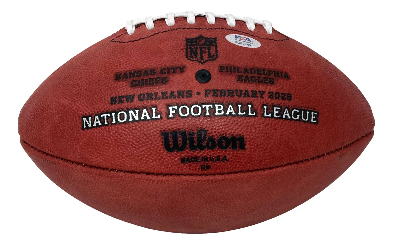Saquon Barkley Signed Philadelphia Eagles Super Bowl 59 LIX Duke Football PSA/DNA - Image 3