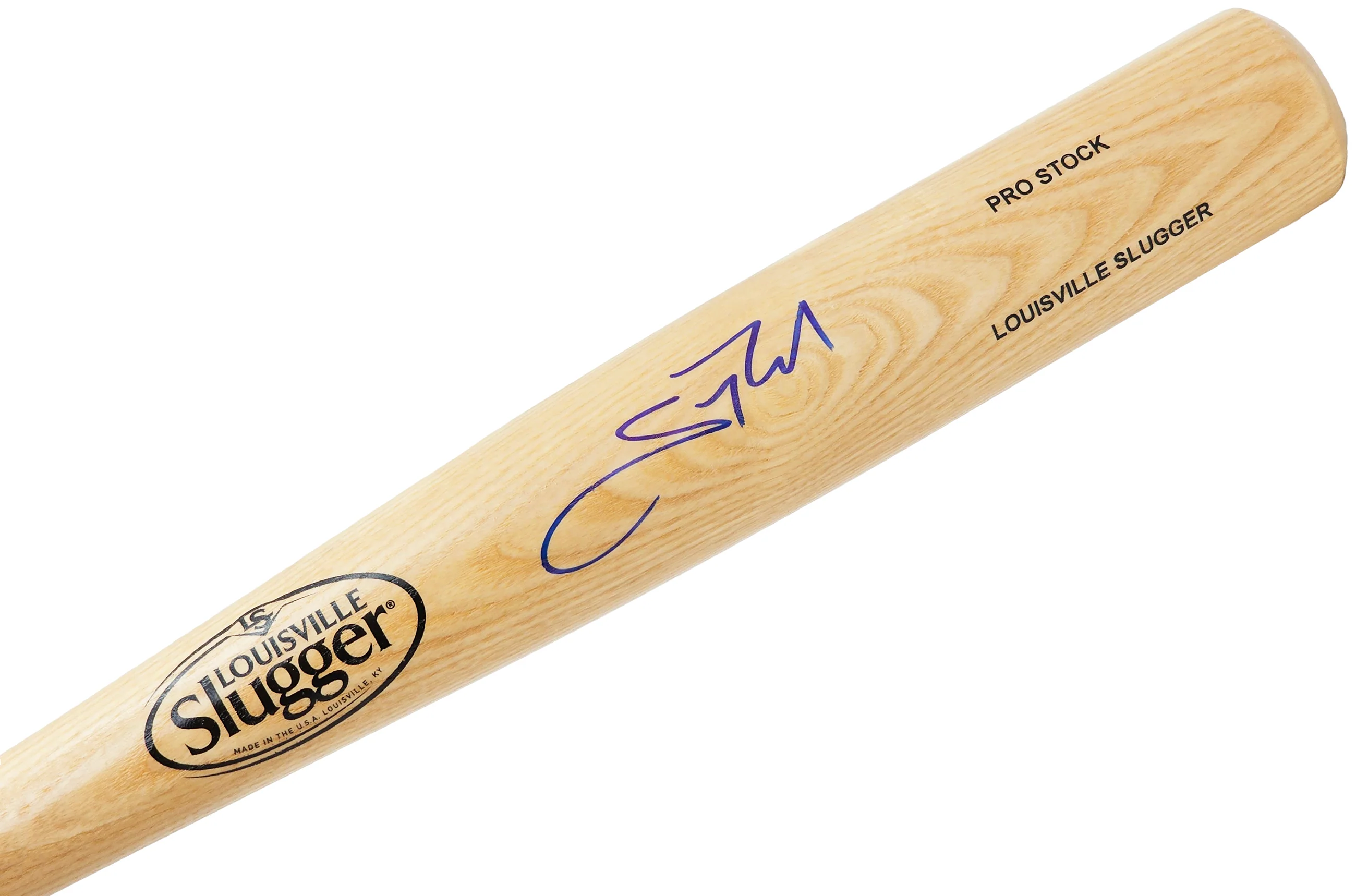 Scott Rolen Autographed Natural Louisville Slugger Pro Stock Bat St. Louis Cardinals Beckett BAS Witness Stock #215683 - Image 2
