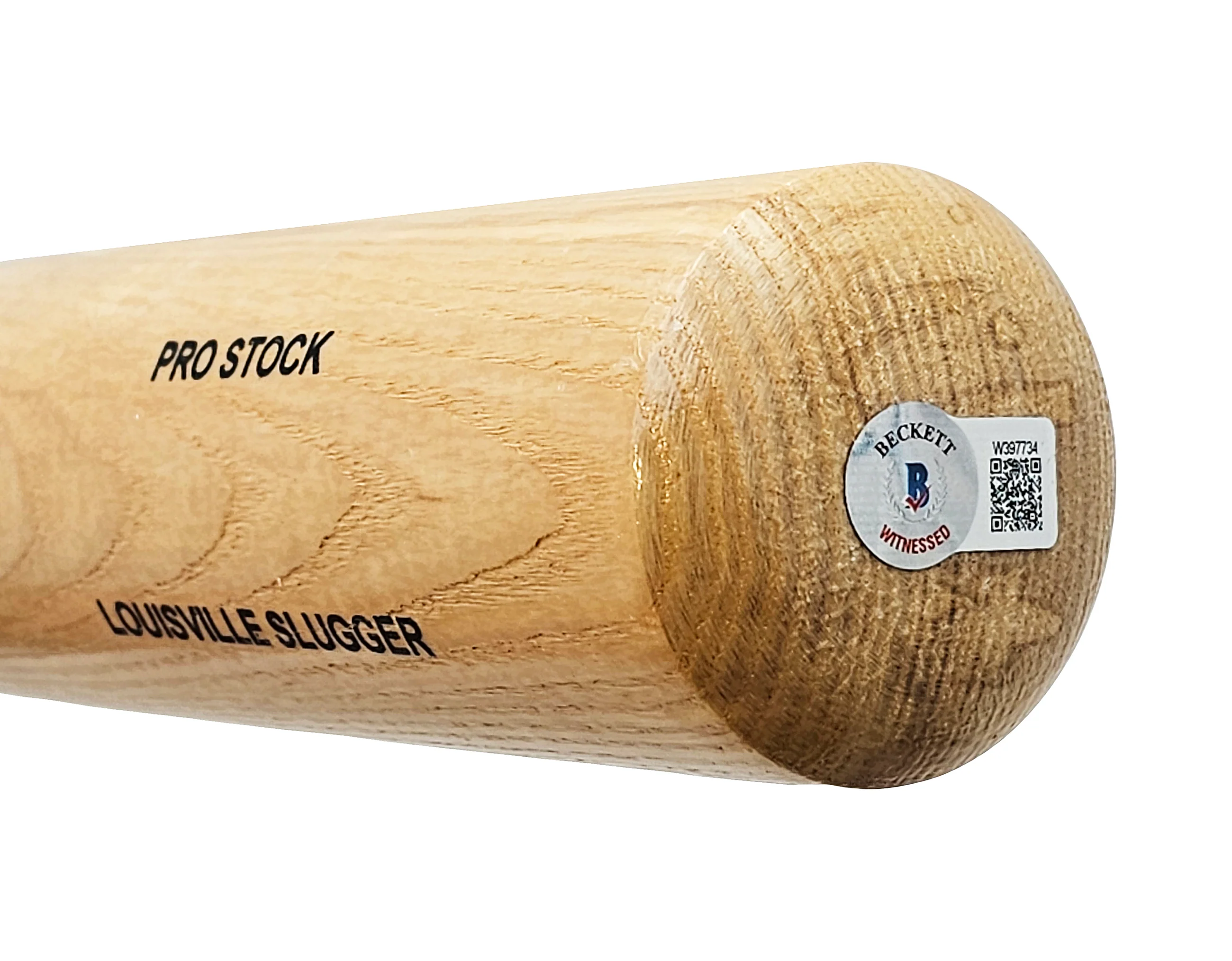 Scott Rolen Autographed Natural Louisville Slugger Pro Stock Bat St. Louis Cardinals Beckett BAS Witness Stock #215683 - Image 5