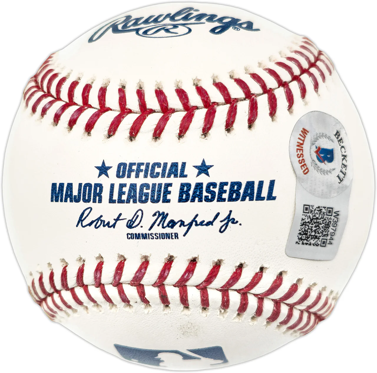 Scott Rolen Autographed Official MLB Baseball St. Louis Cardinals "97 NL ROY" Beckett BAS Witness #W397944 - Image 2