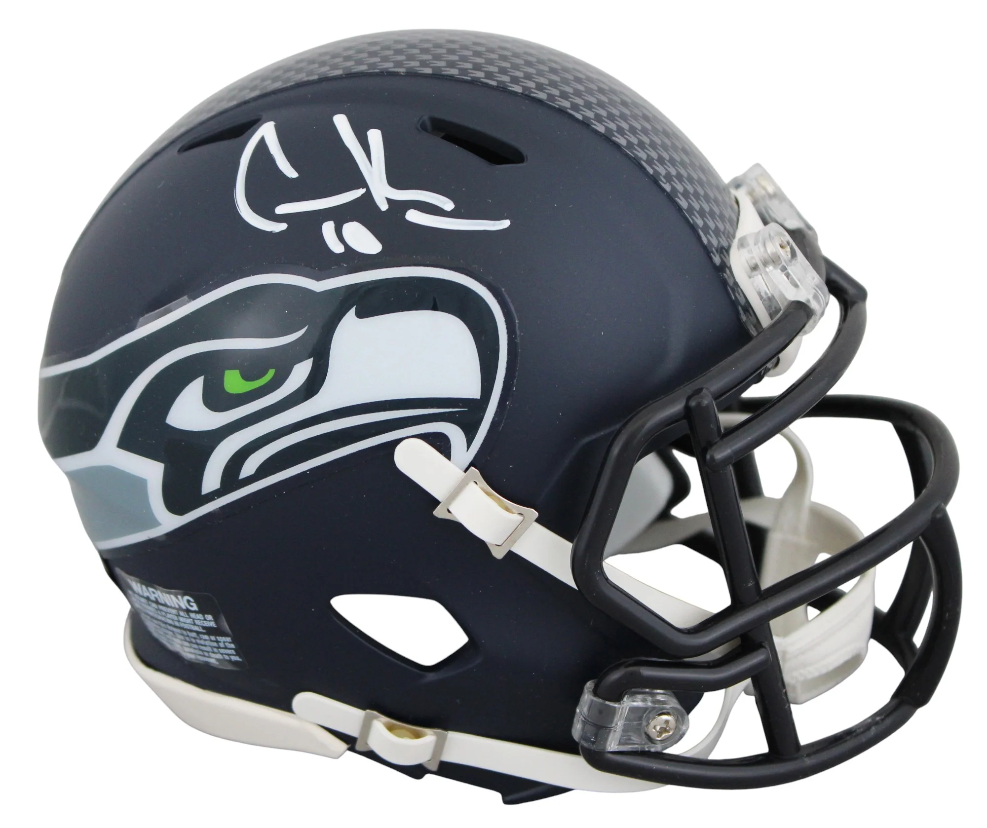 Seahawks Cooper Kupp Authentic Signed Speed Mini Helmet Autographed Fanatics - Image 2