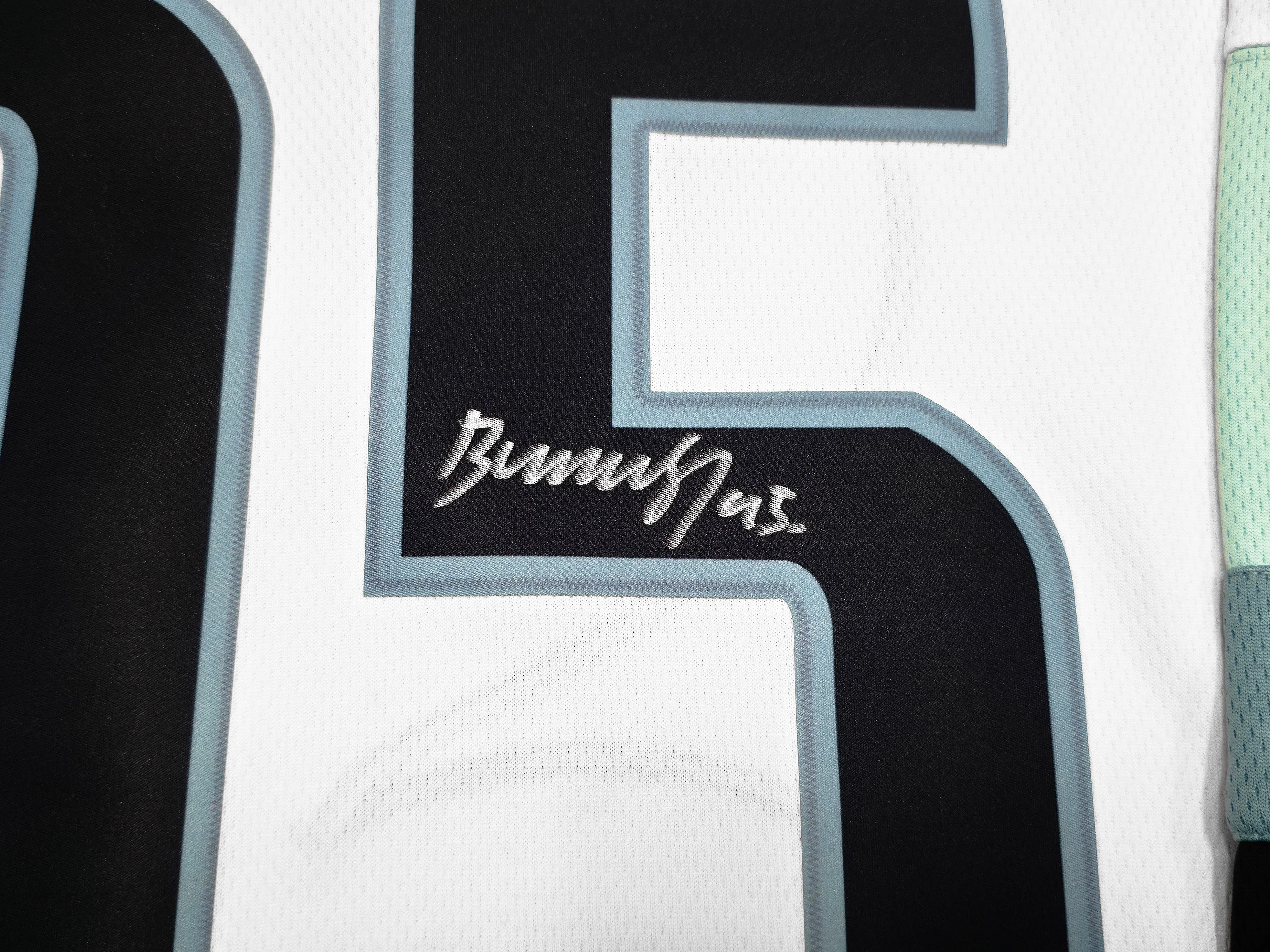 Seattle Kraken Andre Burakovsky Autographed White Fanatics Jersey Size XL Fanatics Holo Stock #257000 - Image 3
