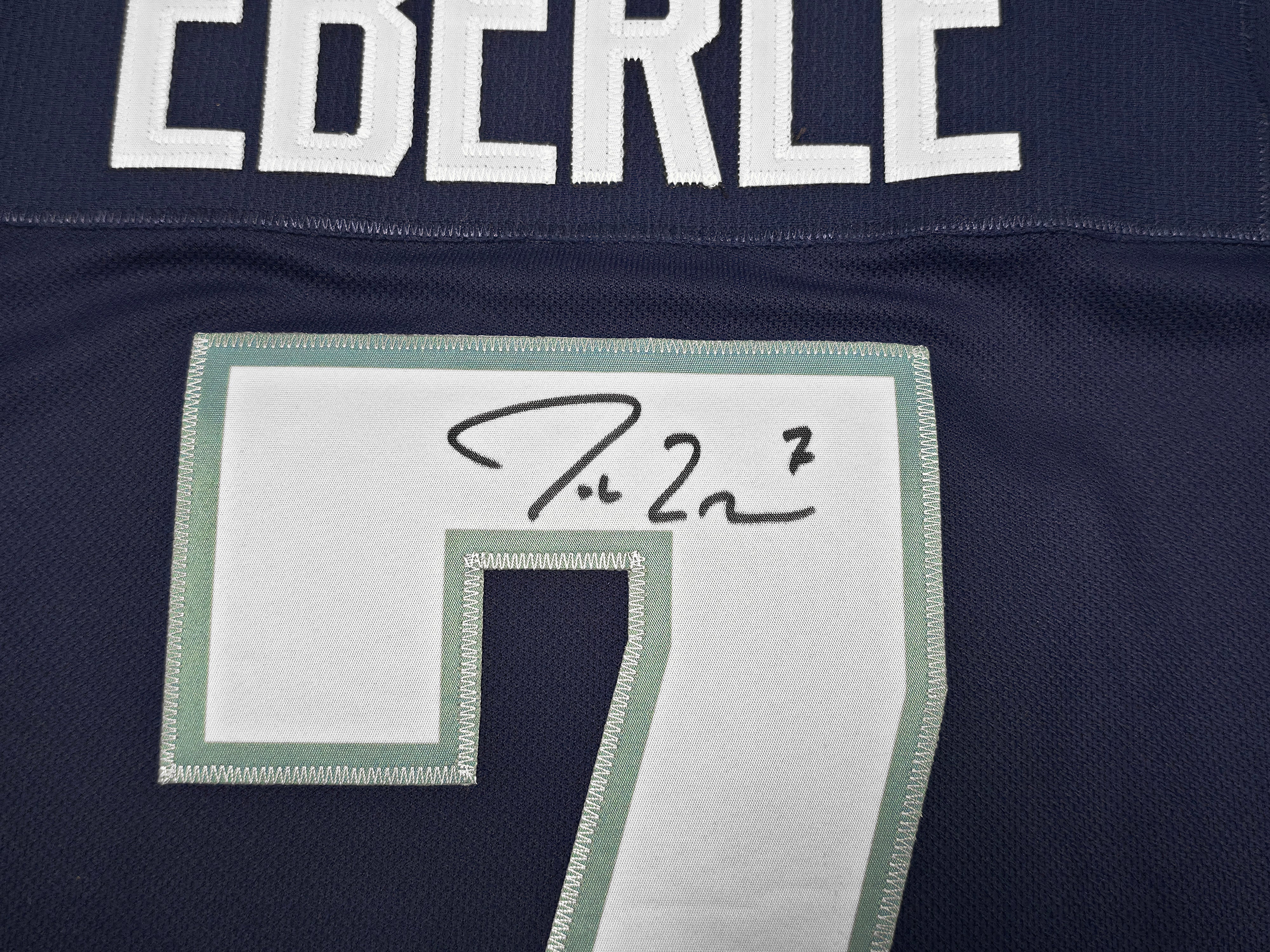 Seattle Kraken Jordan Eberle Autographed Blue Adidas Authentic 2022 All Star Game Jersey Size 54 Fanatics Holo Stock #254447 - Image 3