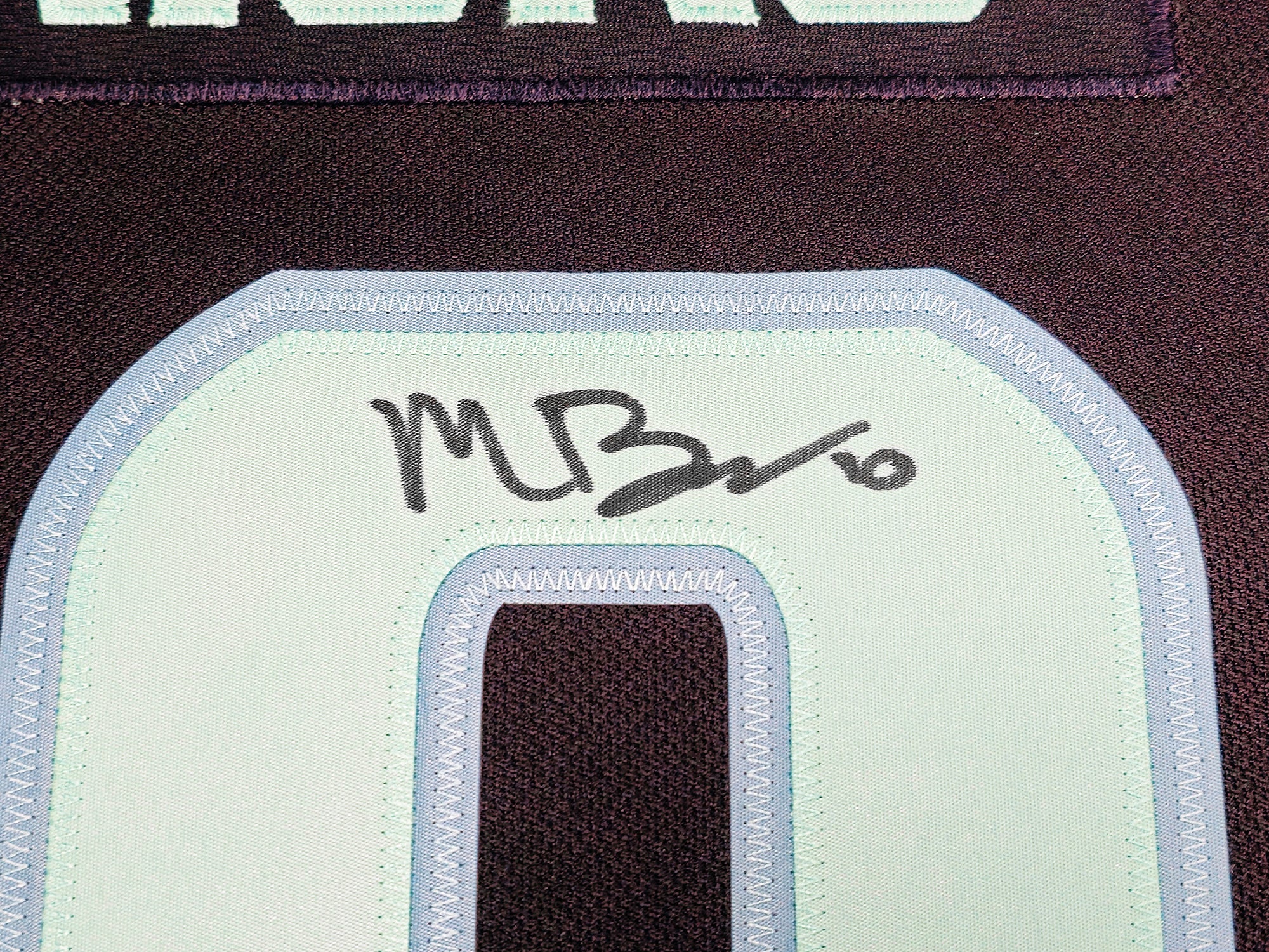 Seattle Kraken Matty Beniers Autographed Blue Adidas Authentic Jersey Size 44 Fanatics Holo Stock #222018 - Image 3