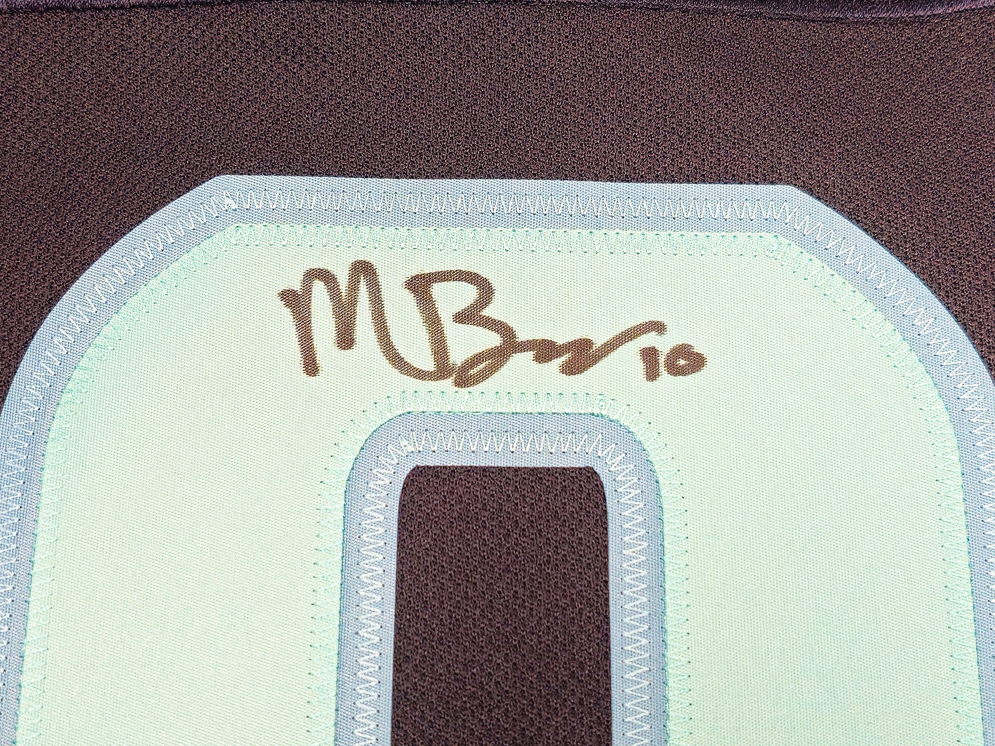 Seattle Kraken Matty Beniers Autographed Blue Adidas Authentic Jersey Size 46 Fanatics Holo Stock #222019 - Image 3