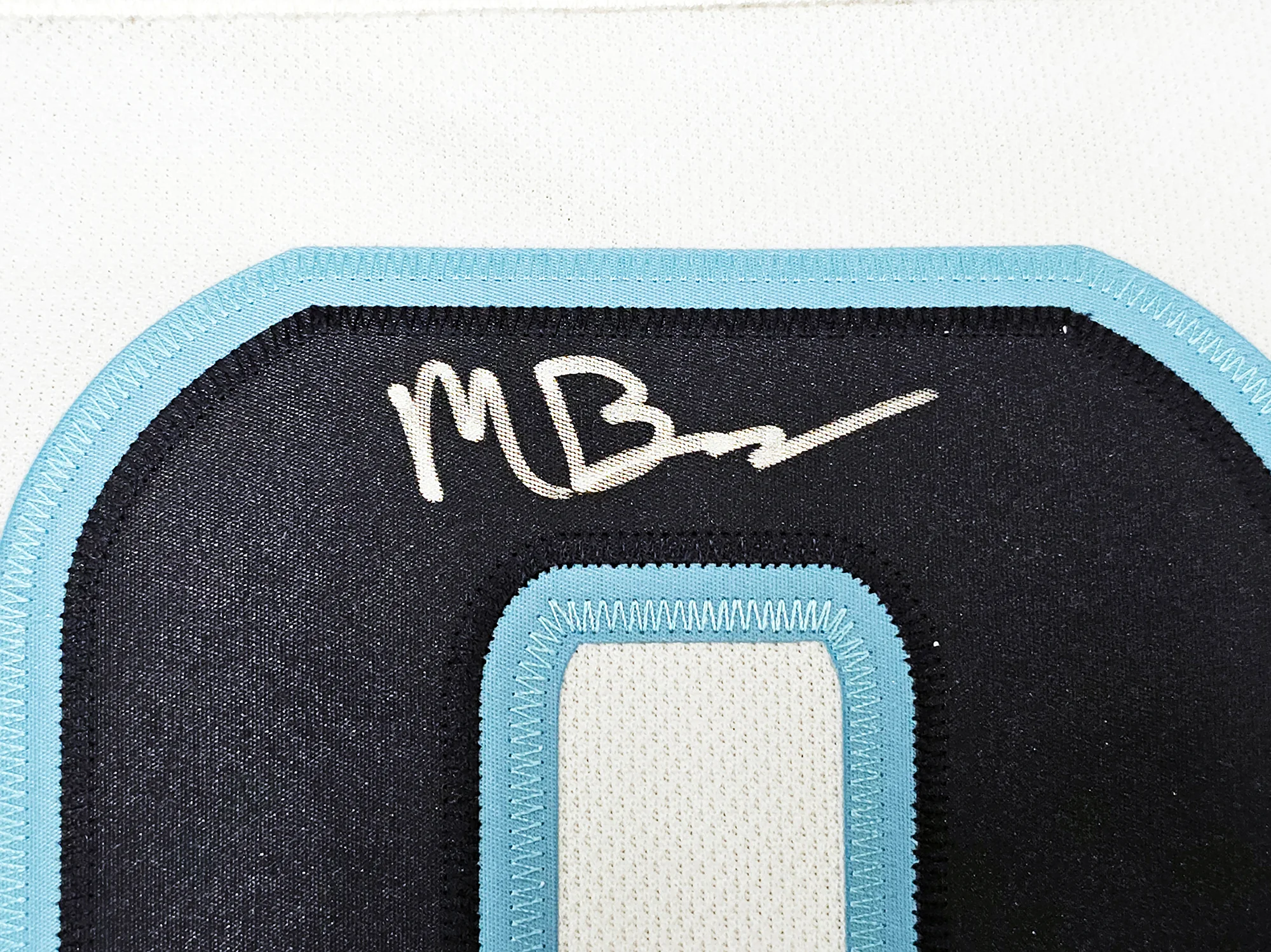Seattle Kraken Matty Beniers Autographed White Adidas PrimeGreen Jersey Size 54 "2023 Calder 24G-33A-57PTS" #/50 Fanatics Holo Stock #220432 - Image 3