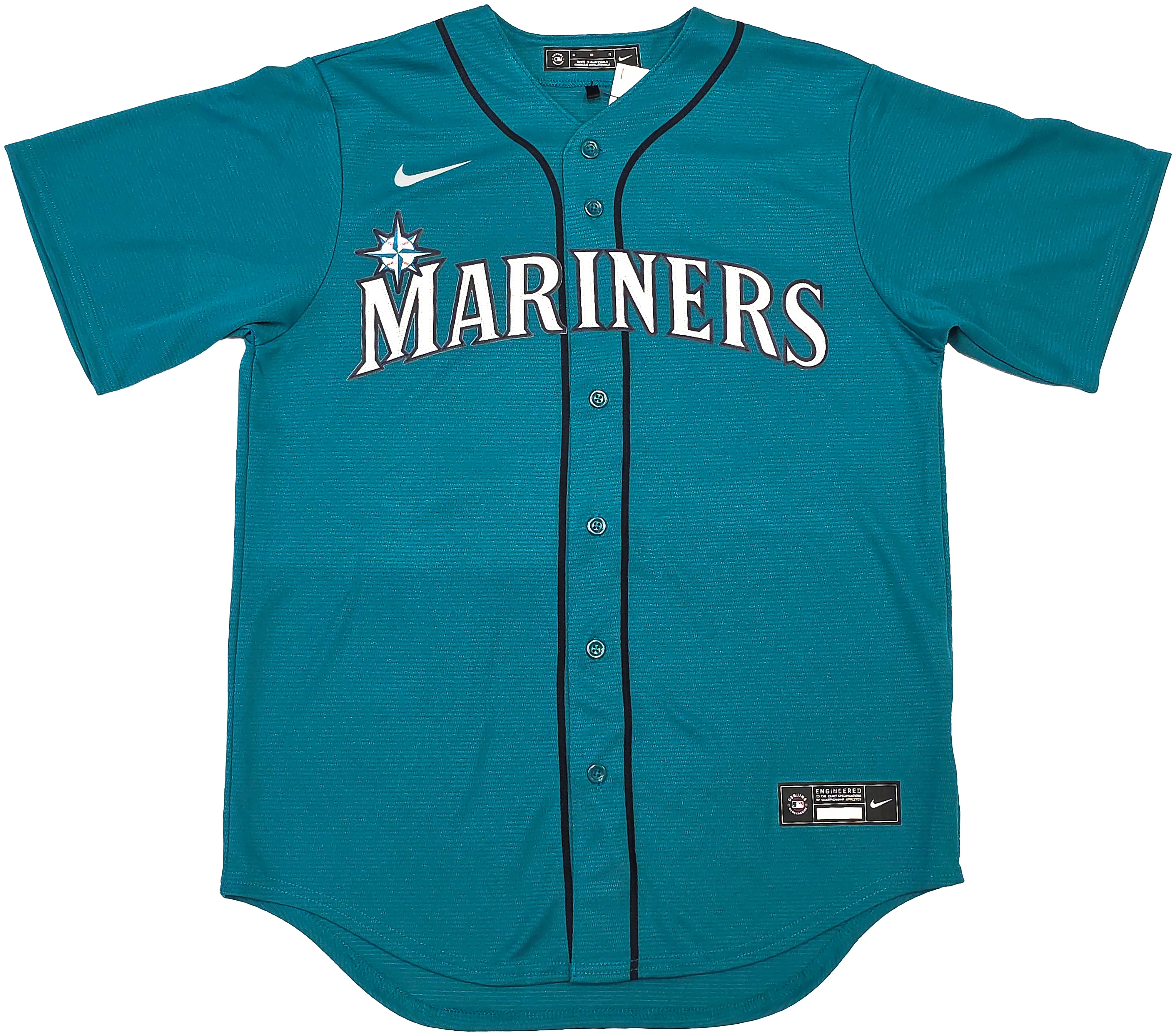 Seattle Mariners Cal Raleigh Autographed Teal Nike Jersey Fanatics & MLB Holo Stock #261842 - Image 3