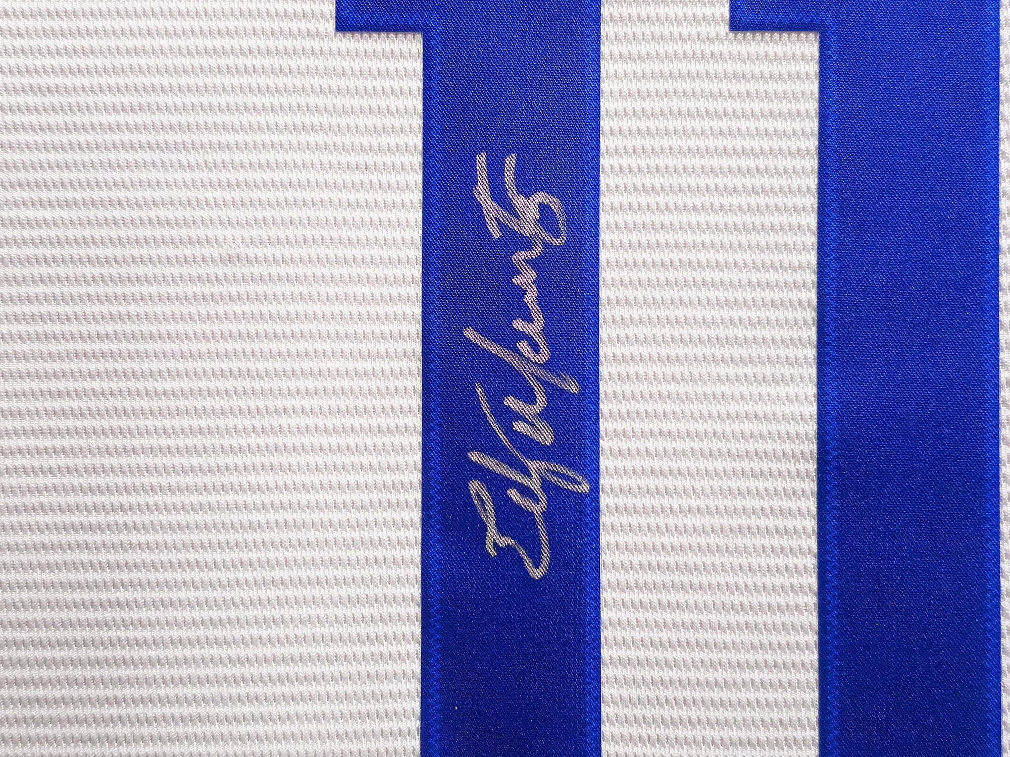 Seattle Mariners Edgar Martinez Autographed Framed White Nike Cooperstown Collection Jersey Beckett BAS Witness Stock #233876 - Image 3