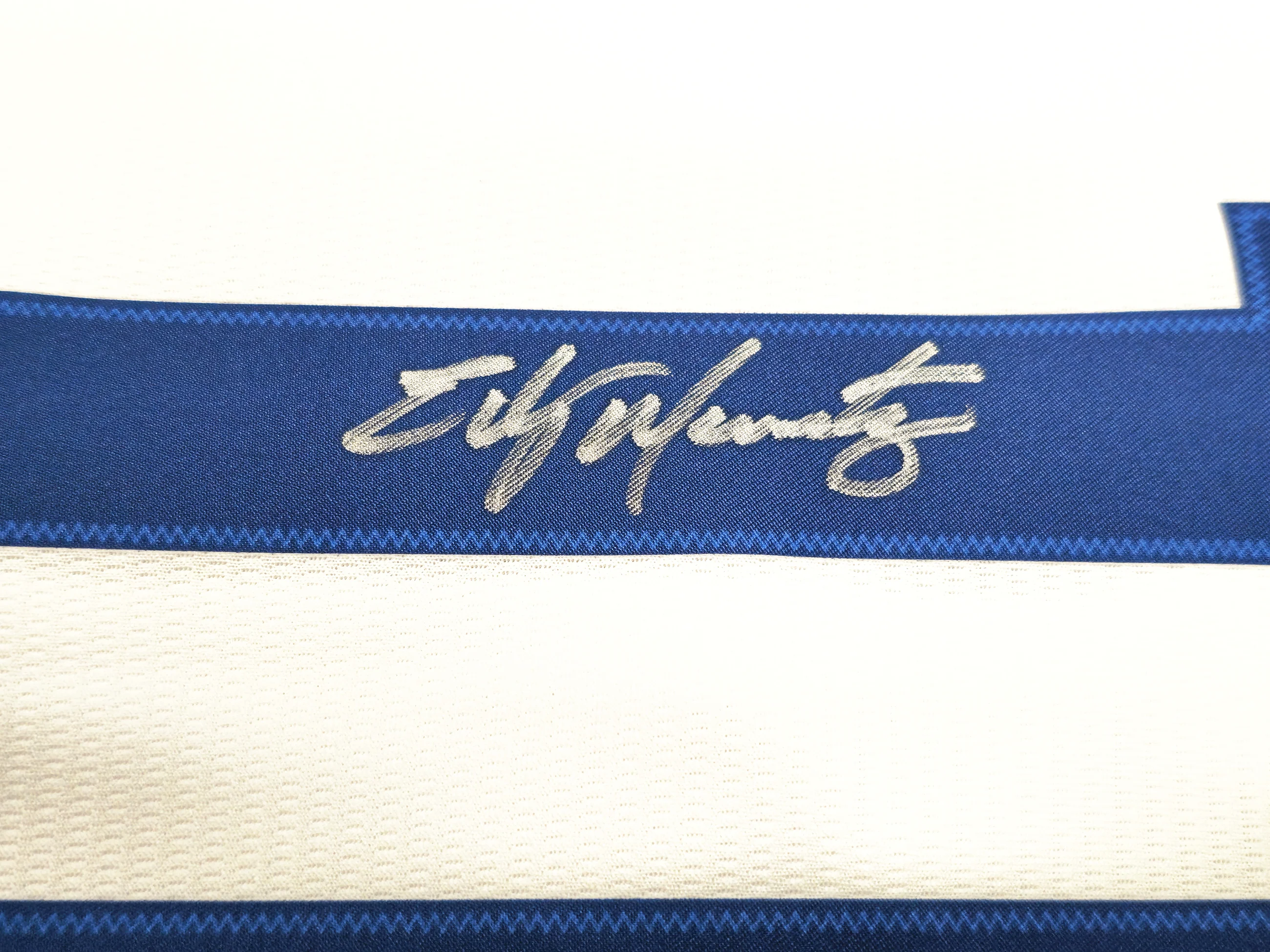 Seattle Mariners Edgar Martinez Autographed White Nike Cooperstown Collection Jersey Size L Beckett BAS Witness Stock #230595 - Image 4
