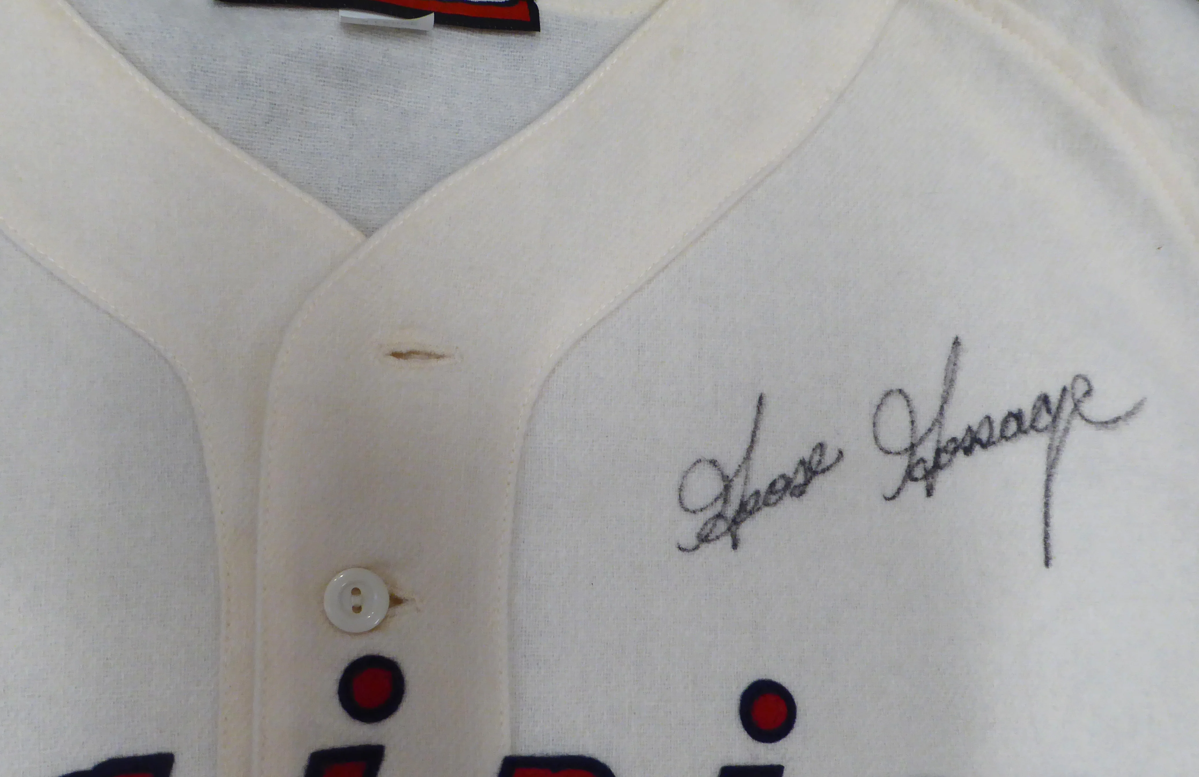 Seattle Mariners Goose Gossage Autographed Cream Ebbets Field Flannels Jersey June 11, 1994 Ebbets Field Turn Back The Clock Beckett BAS QR #BH26885 - Image 3