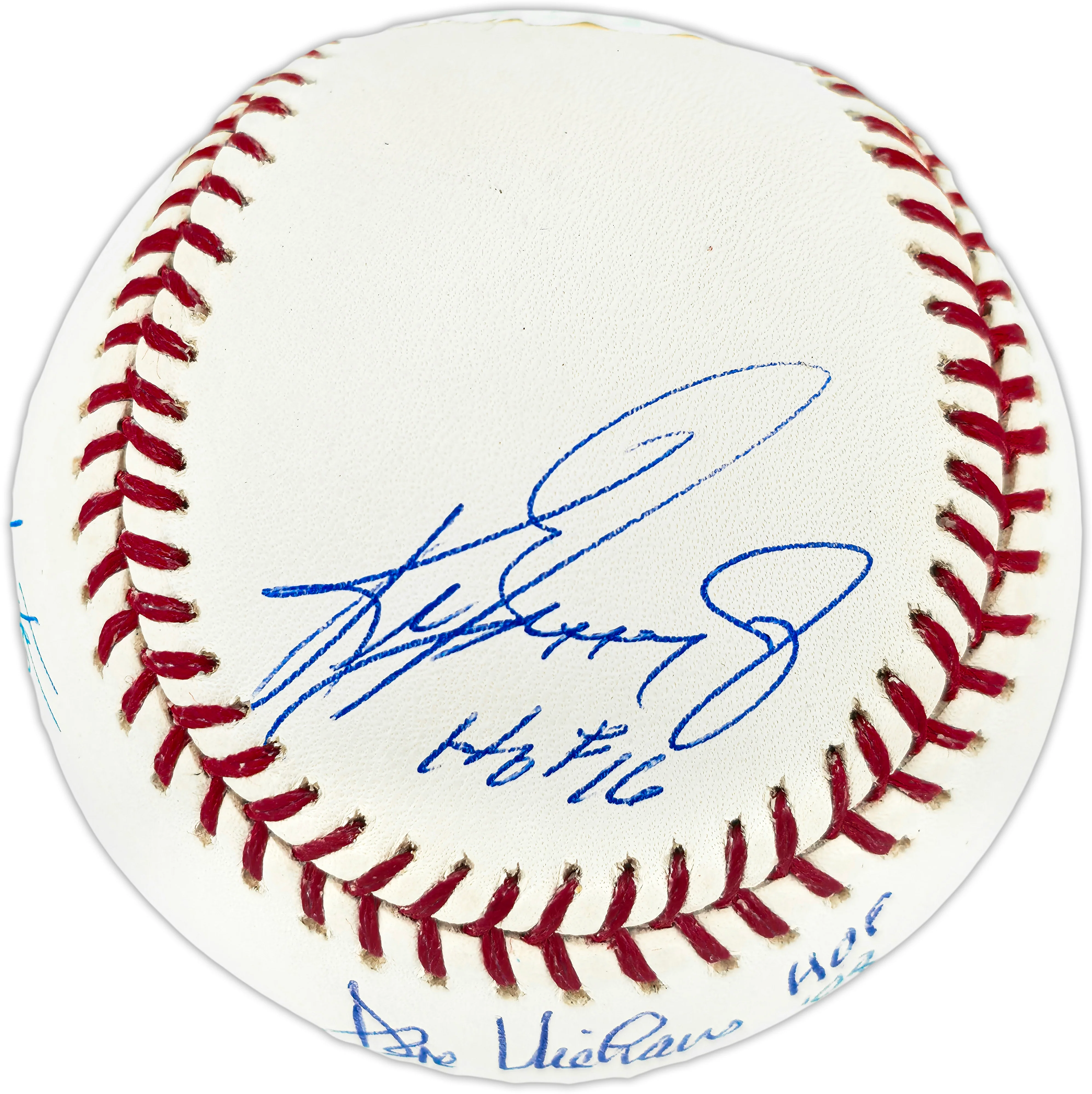 Seattle Mariners Hall of Famers Autographed Official MLB Baseball With 4 Signatures Including Ken Griffey Jr. & Dave Niehaus Beckett BAS #AE49055 - Image 2